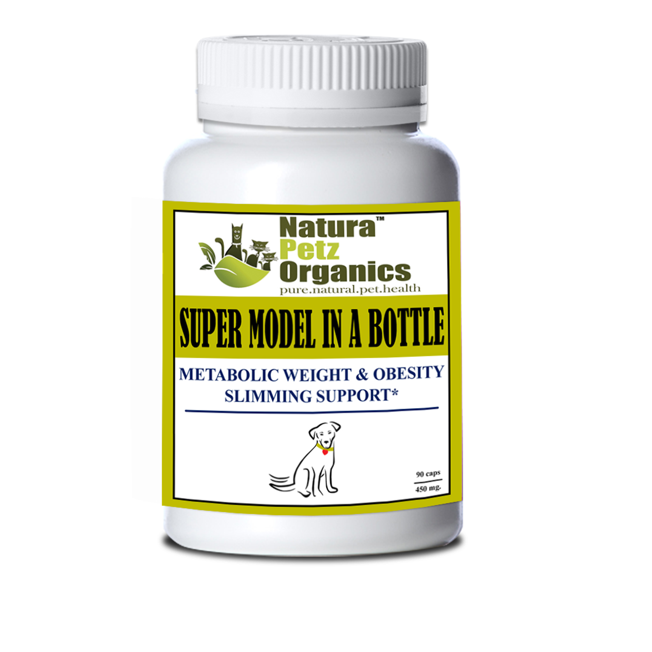 Super Model In A Bottle - Metabolic Weight & Obesity Slimming Support* Adult & Senior Pets* Image 1
