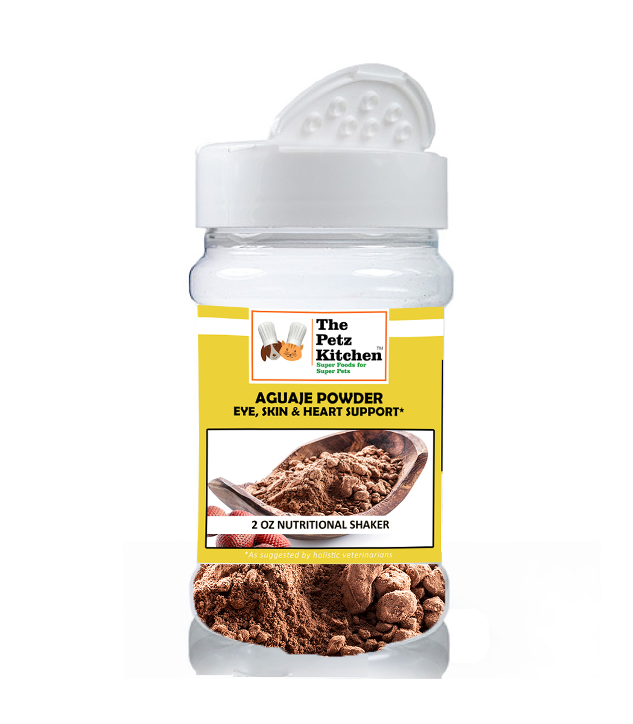 Aguaje Powder - Eye, Skin & Heart Support* The Petz Kitchen Dog & Cat Holistic Super Foods* Image 1