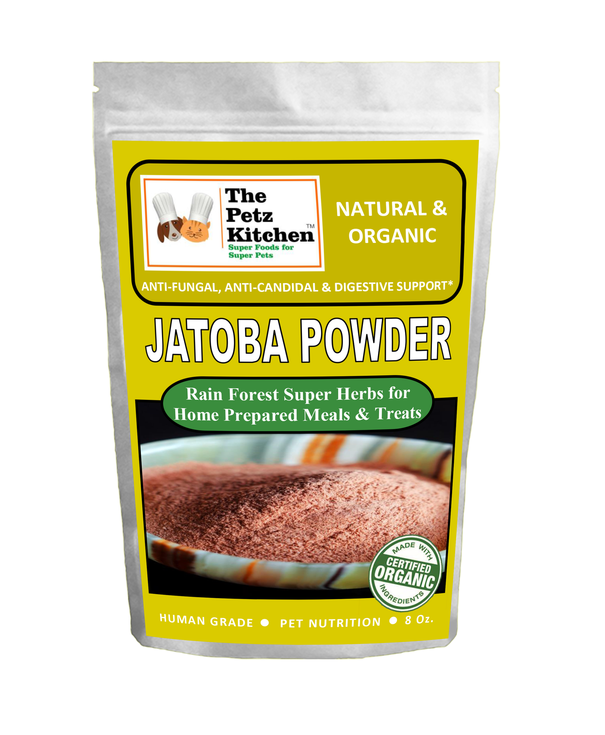 Jatoba Powder - Anti-Fungal, Anti-Candidal & Digestive Support* The Petz Kitchen Dogs And Cats Image 1