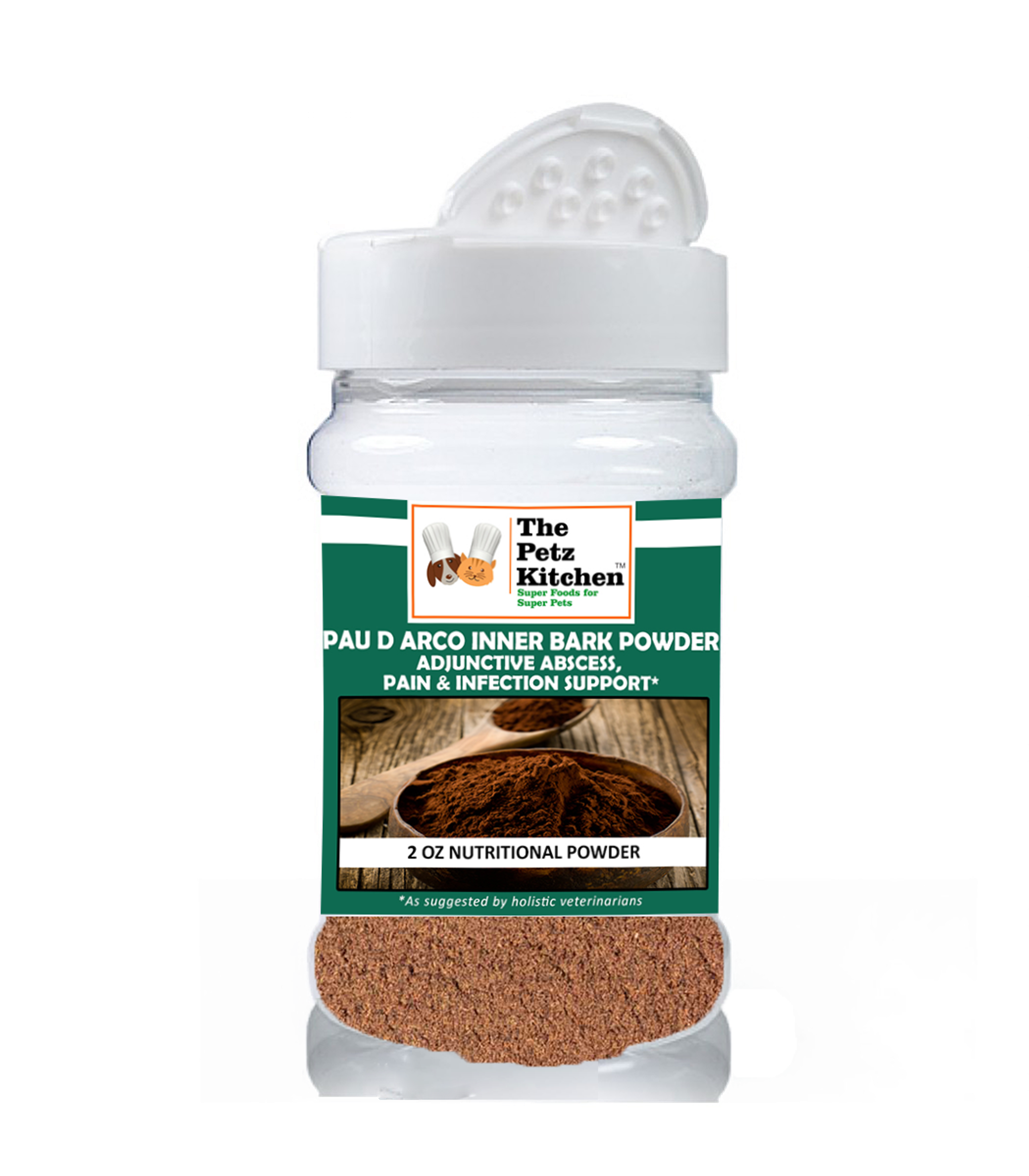 Pau D Arco Inner Bark - Adjunctive Abscess, Pain & Infection Support* The Petz Kitchen Image 1