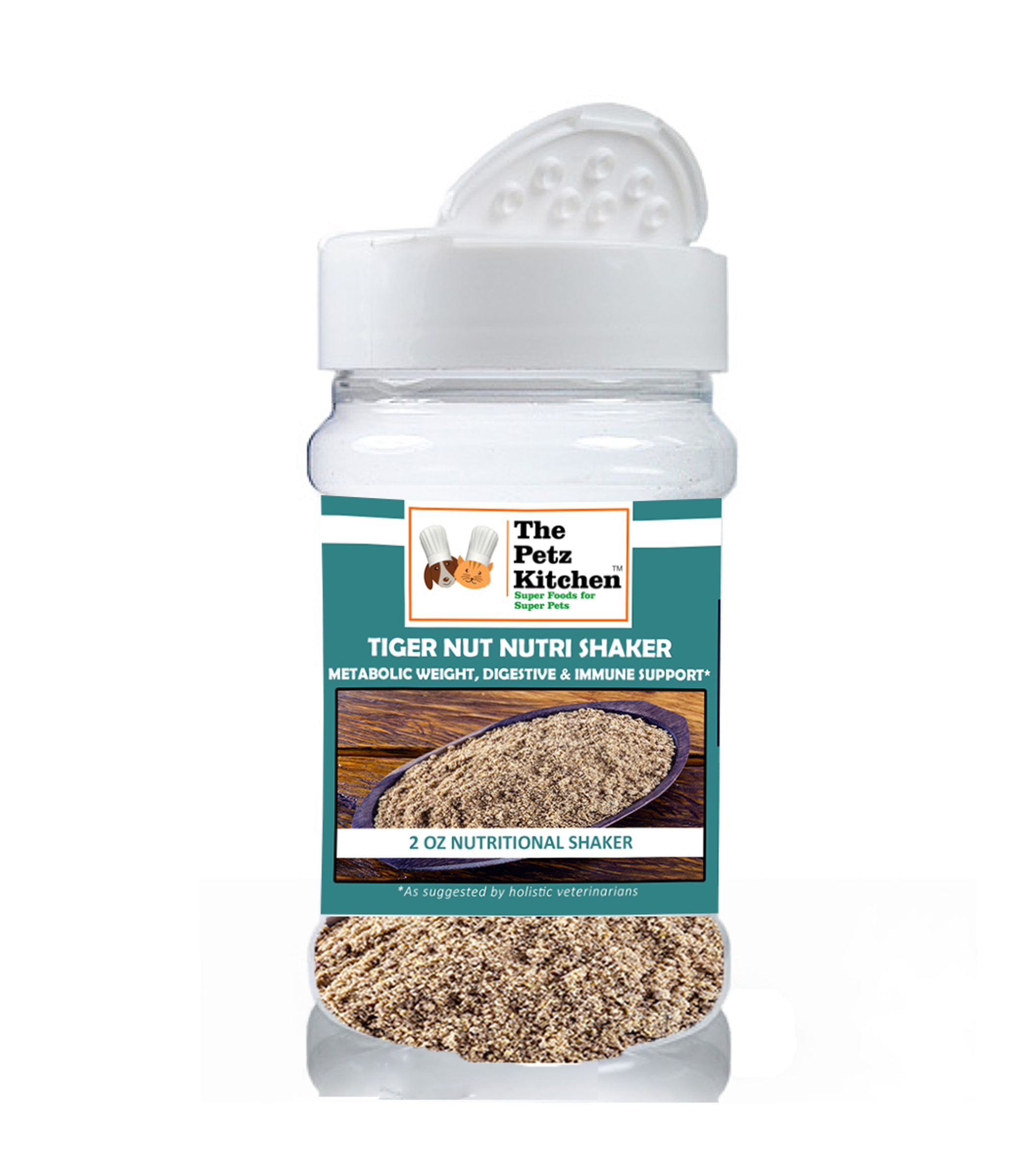 Tiger Nut Root Powder* Metabolic Weight, Digestive & Immune Support* The Petz Kitchen Organic Super Food Ingredients Dogs Cats Image 1