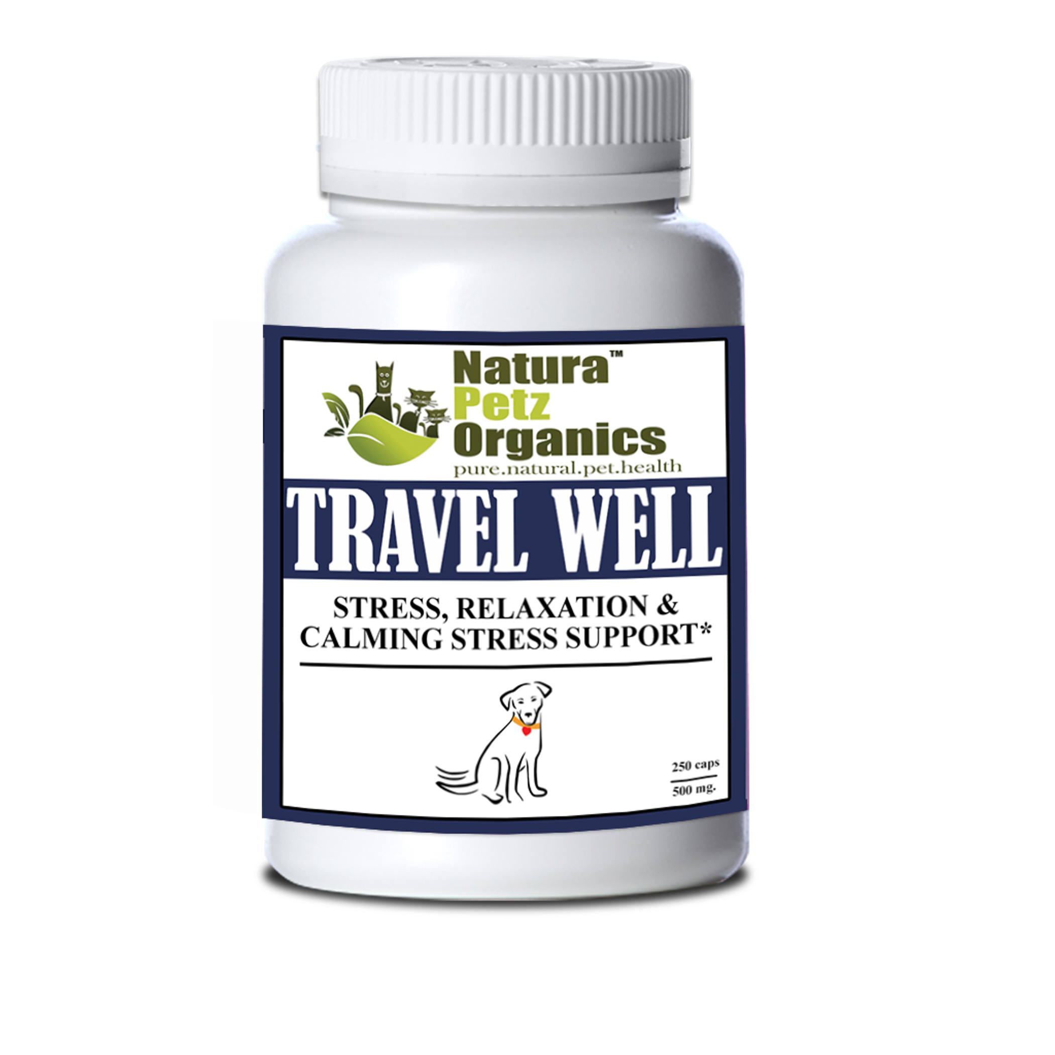 Travel Well - Stress, Relaxation & Calming Stress Support* For Dogs And Cats On The Go* Image 1