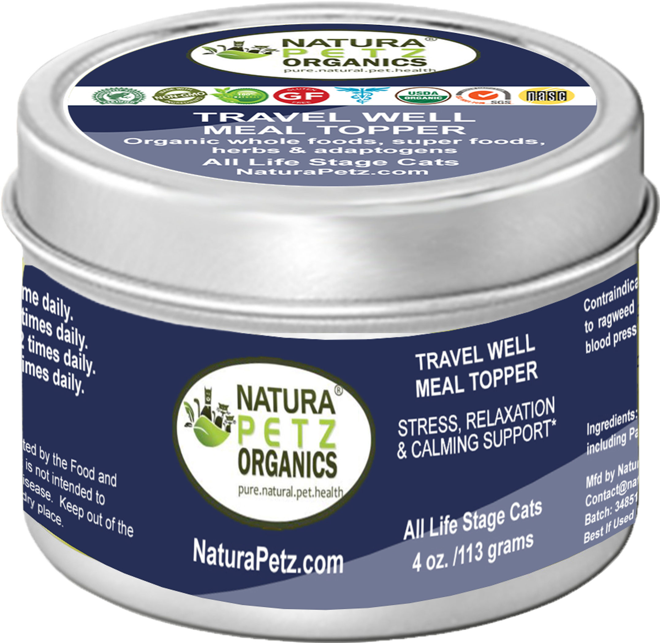 Travel Well Meal Topper* Stress, Relaxation & Calming Support For Dogs And Cats On The Go* Image 1