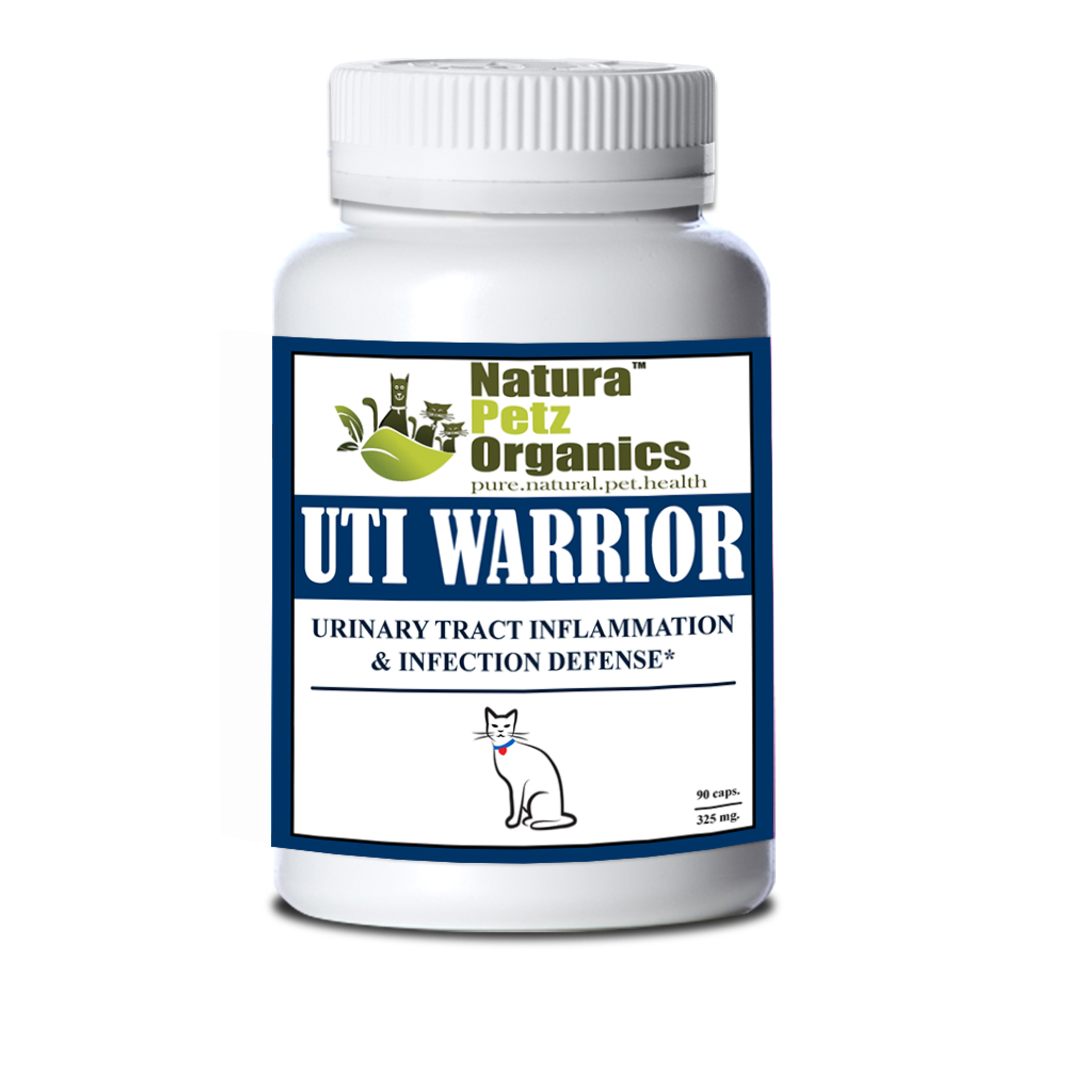Uti Warrior Max* Urinary Tract Inflammation & Infection Support* Dogs Cats Image 1