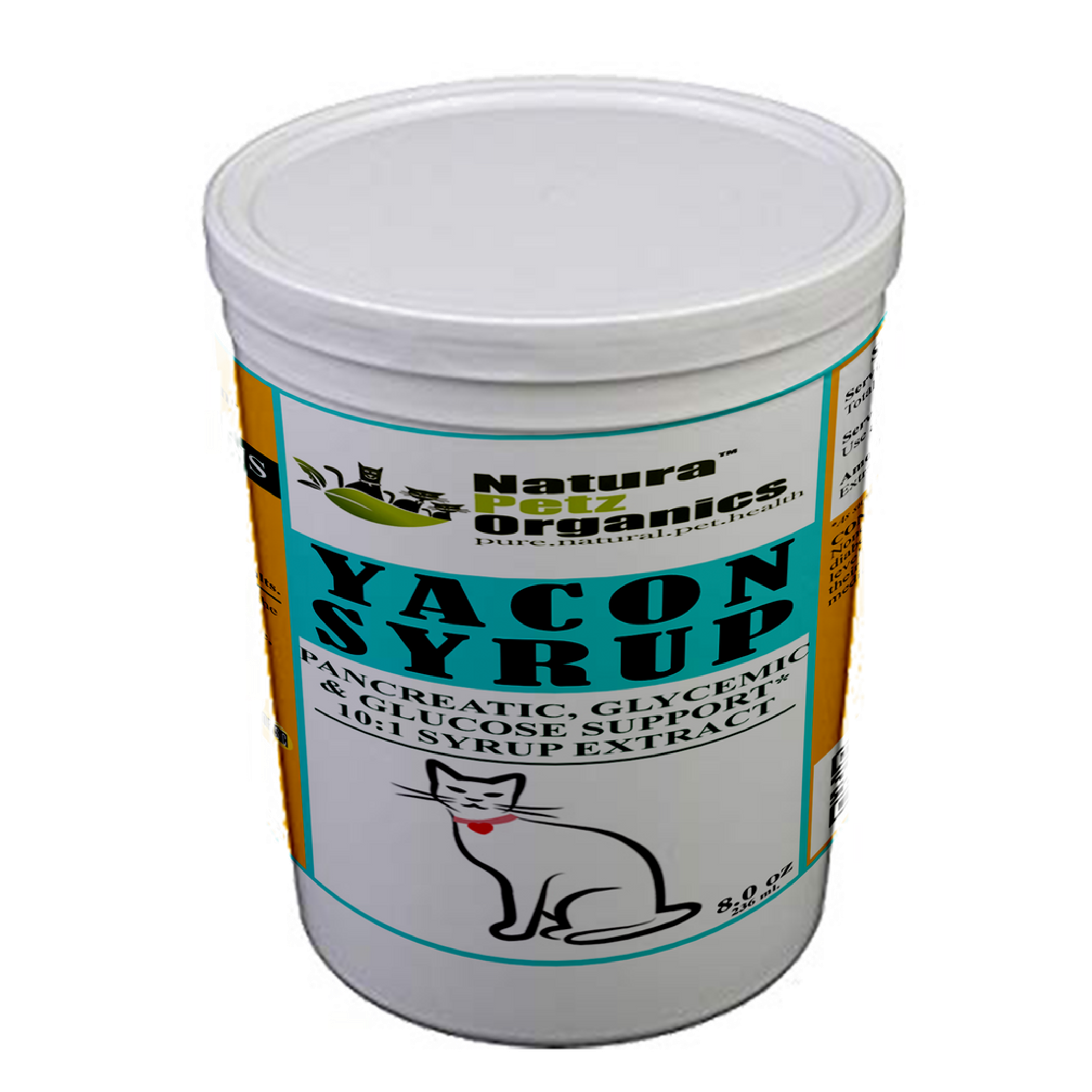Yacon Leaf Syrup - Pancreatic Support* 10:1  The Petz Kitchen  Yacon Syrup 10:1 Alcohol Free  For Dogs & Cats* Meals & Treats Image 1