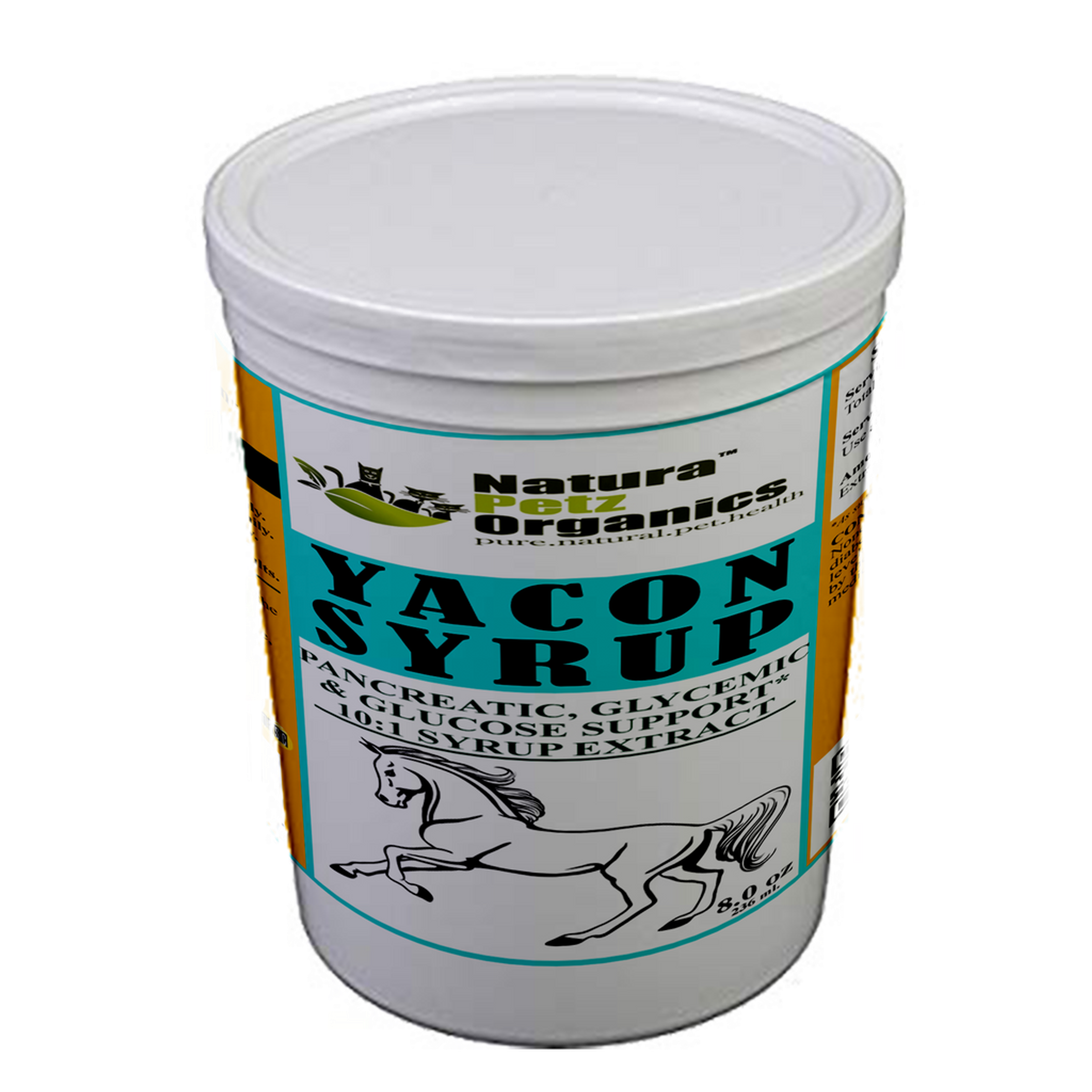 Yacon Leaf Syrup - Pancreatic Support* 10:1  The Petz Kitchen  Yacon Syrup 10:1 Alcohol Free  For Dogs & Cats* Meals & Treats Image 1