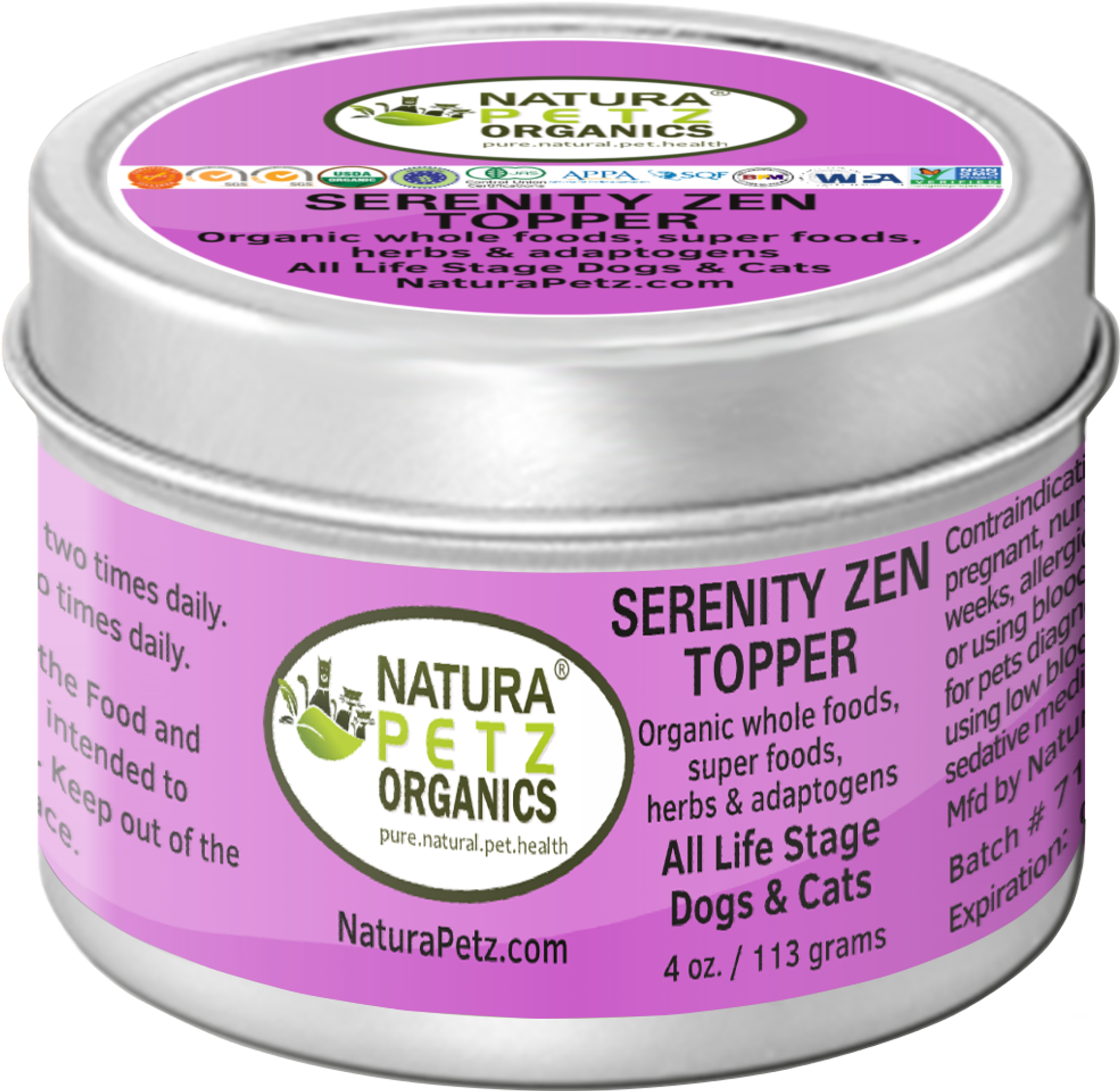 Serenity Zen Meal Topper For Dogs And Cats* - Serenity Zen Anti-Stress & Anti-Anxiety Meal Topper* Image 1