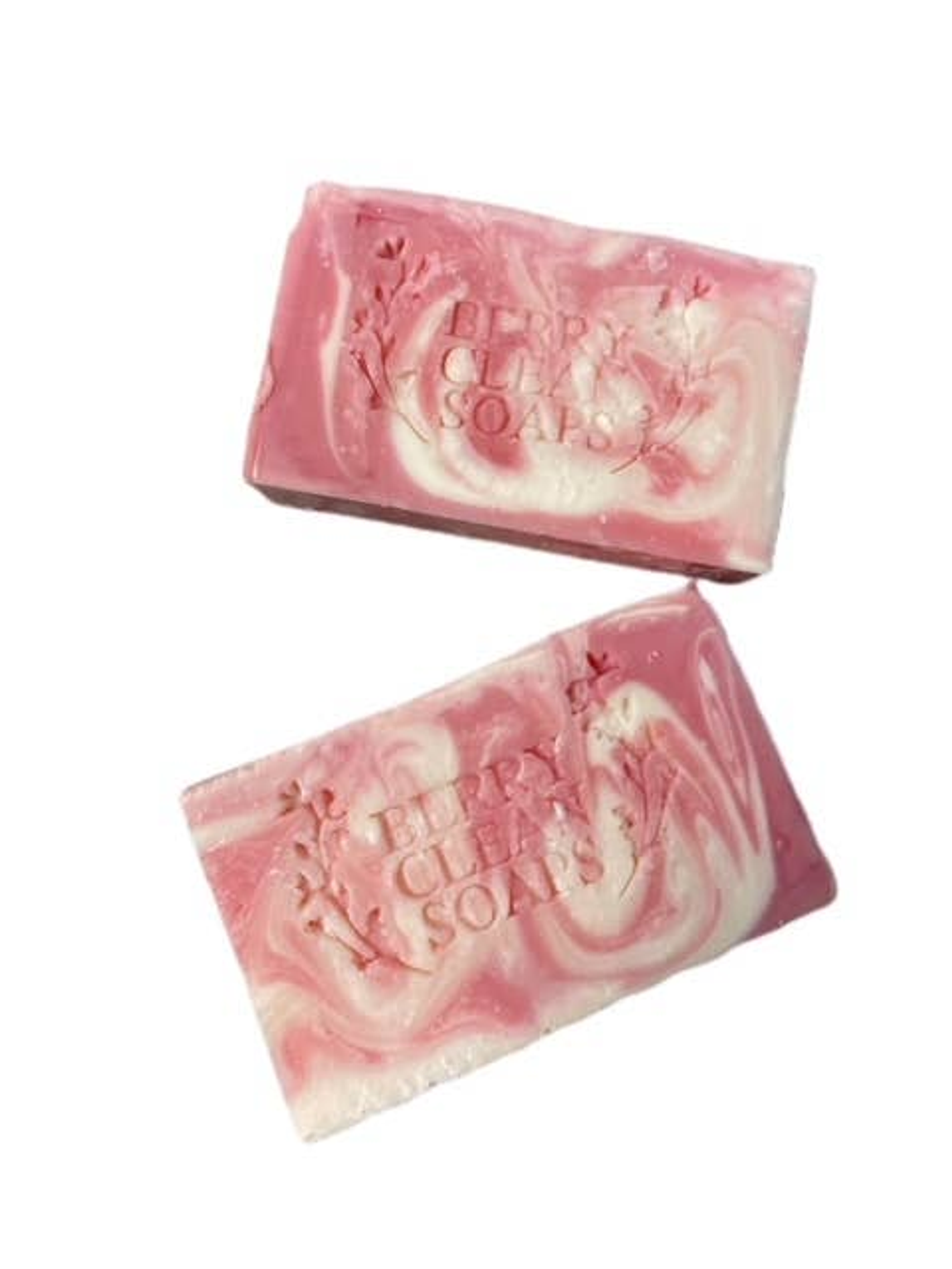 Soap Bathing Cherry Scent Organic Handmade Moisturizing Cold Process 100 grams