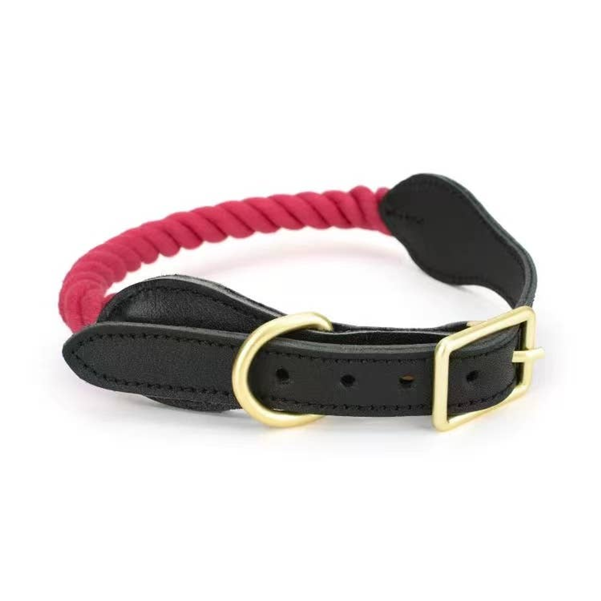 Luxe Royal Leather Rope Collar Image 1