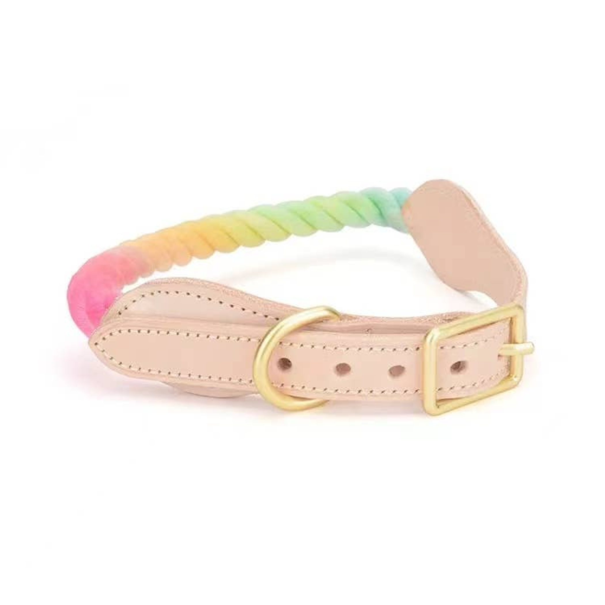 Luxe Royal Leather Rope Collar Image 1