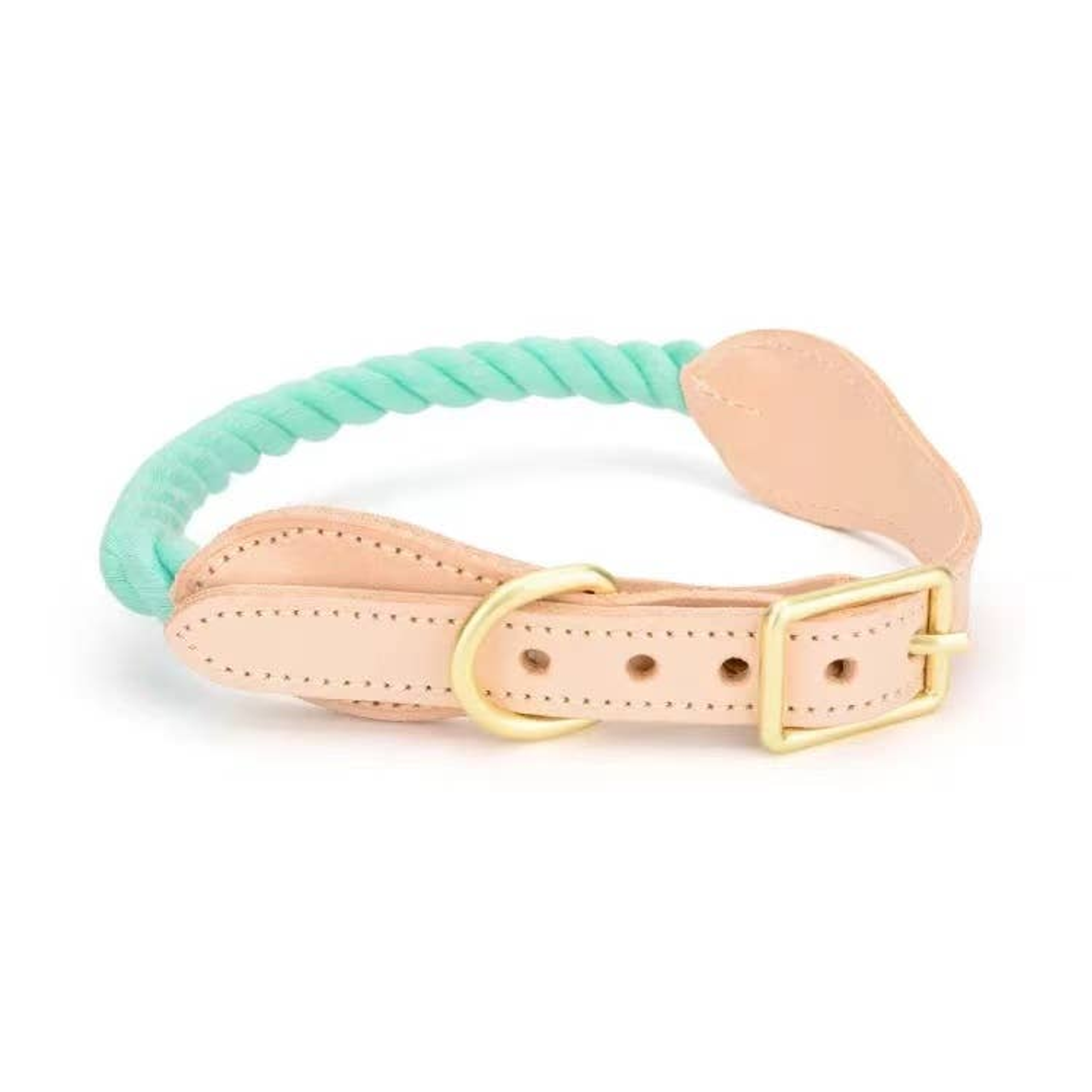 Luxe Royal Leather Rope Collar Image 1
