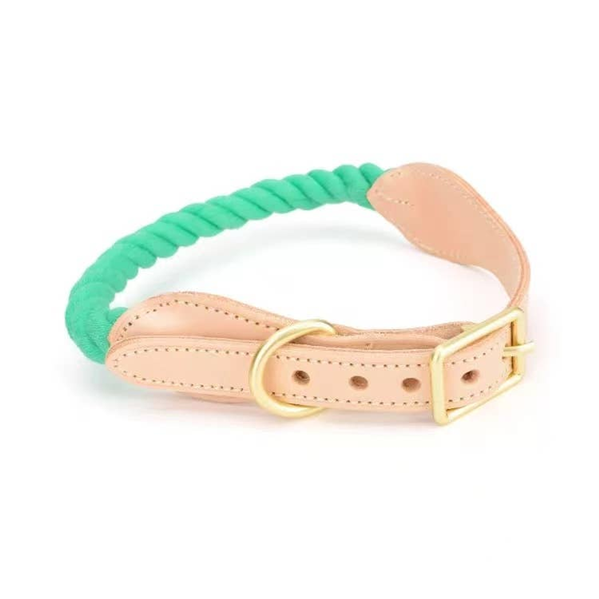 Luxe Royal Leather Rope Collar Image 1