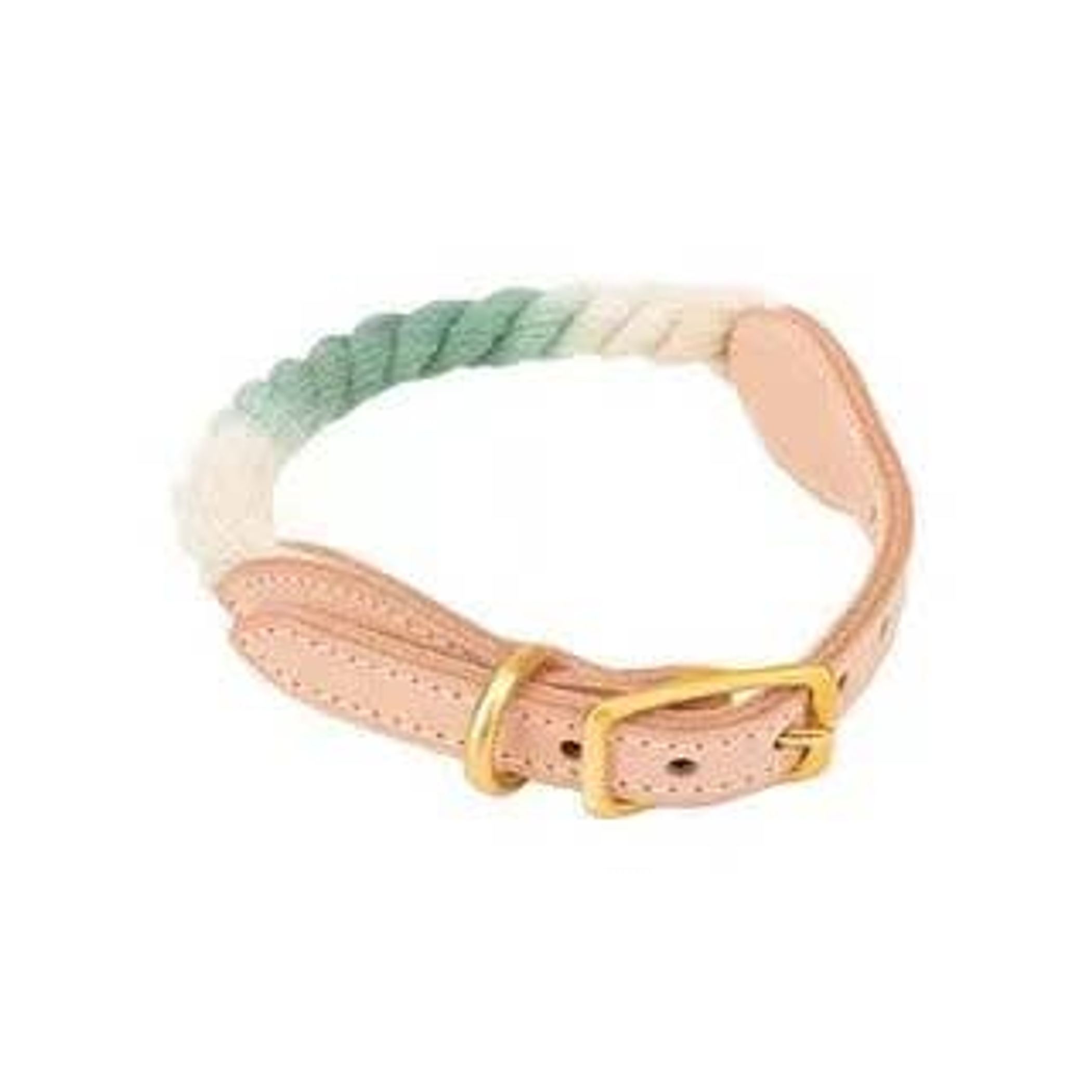 Luxe Royal Leather Rope Collar Image 1