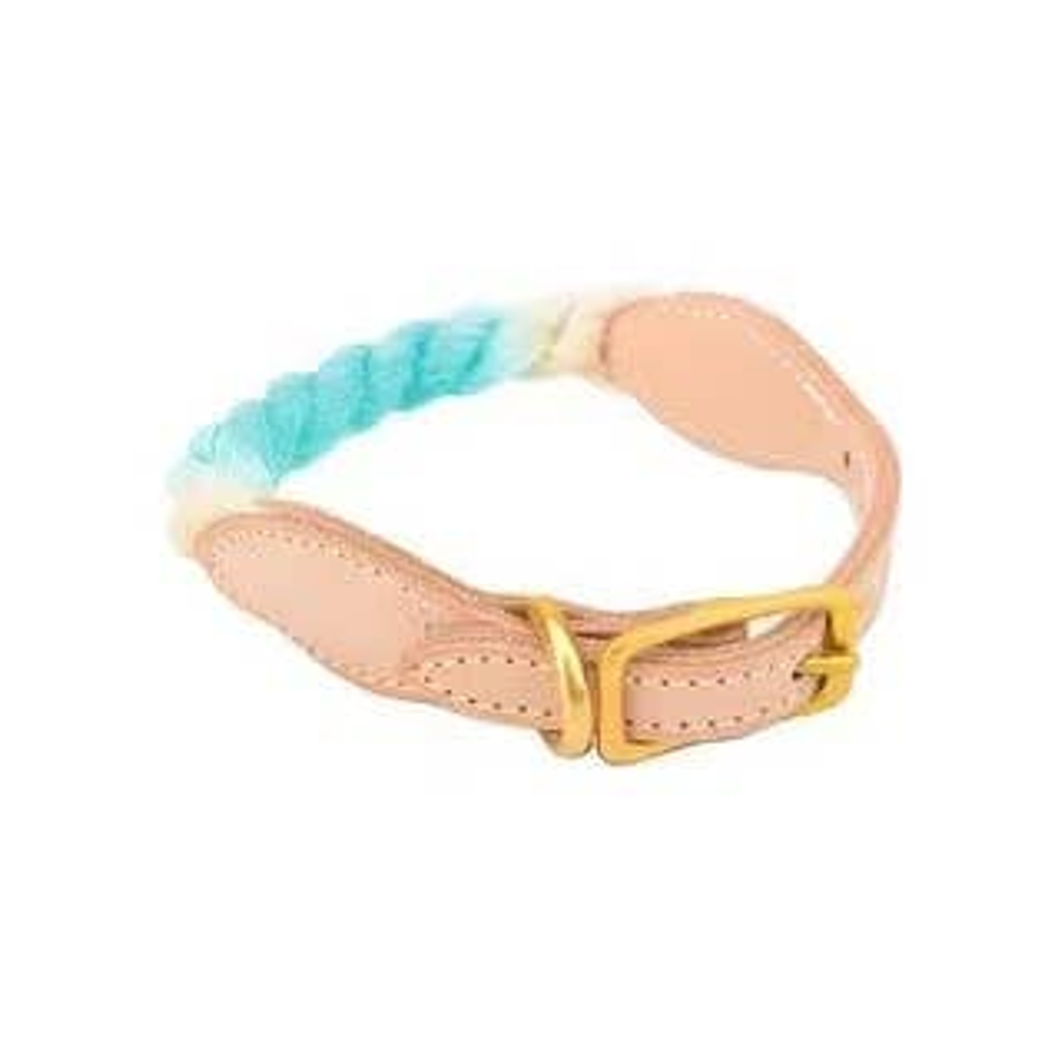 Luxe Royal Leather Rope Collar Image 1