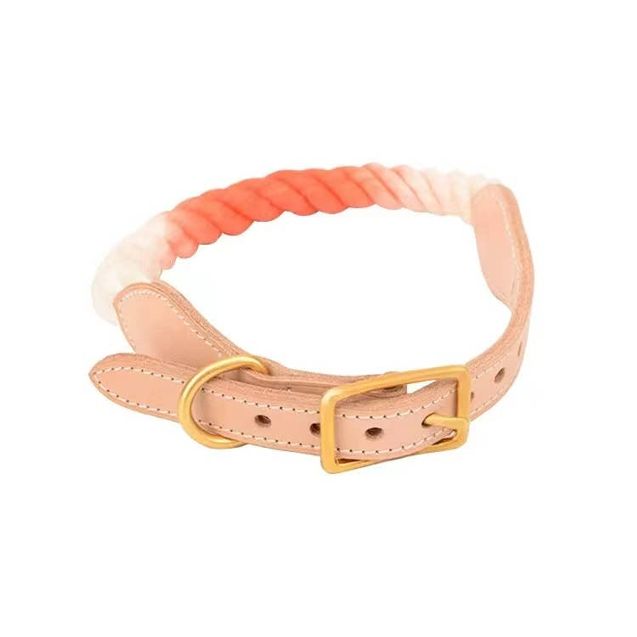 Luxe Royal Leather Rope Collar Image 1