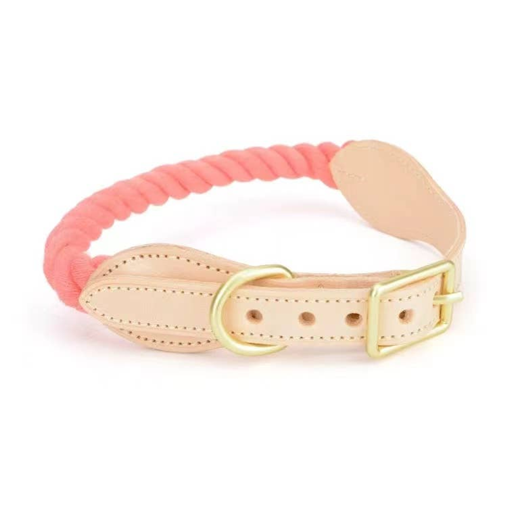 Luxe Royal Leather Rope Collar Image 1