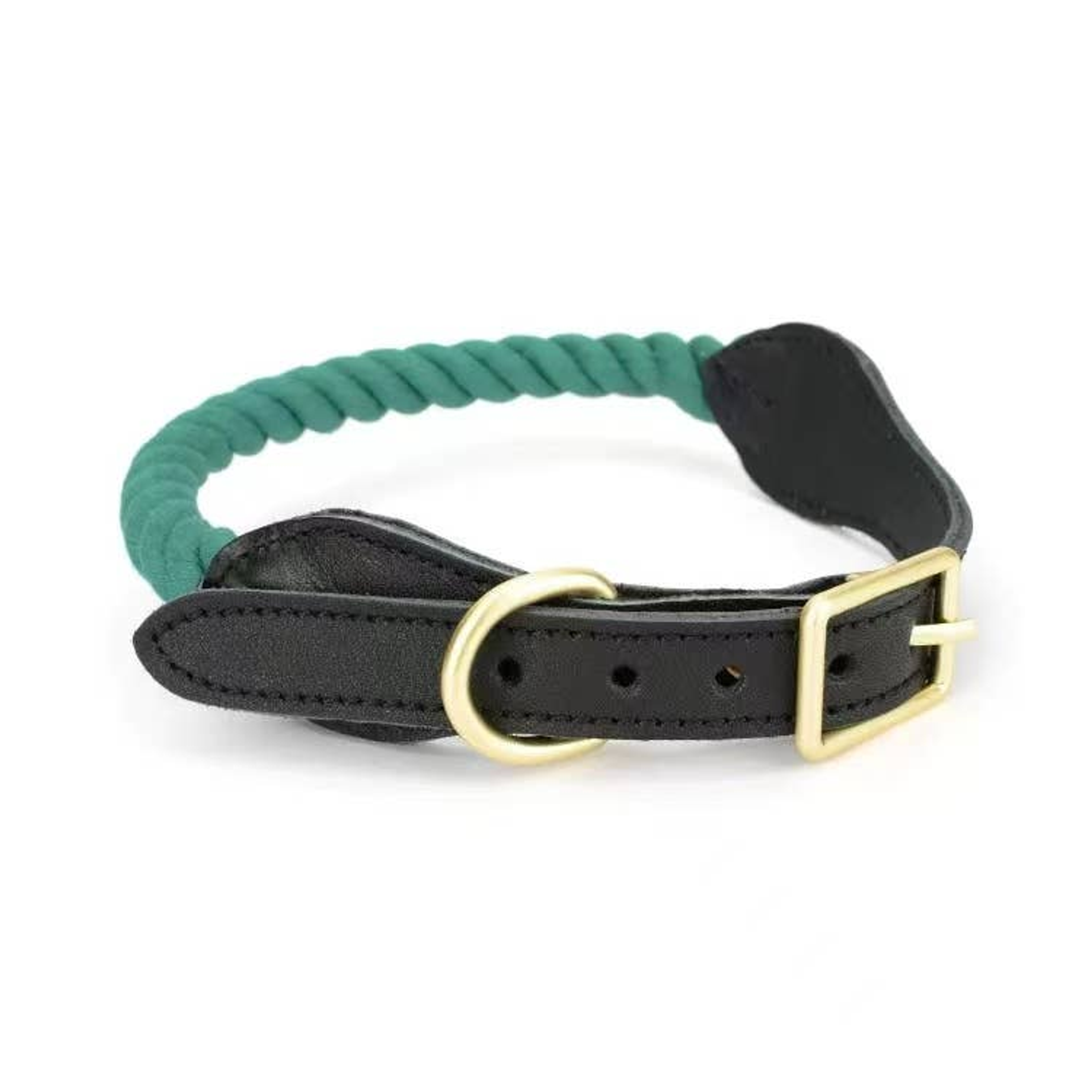 Luxe Royal Leather Rope Collar Image 1