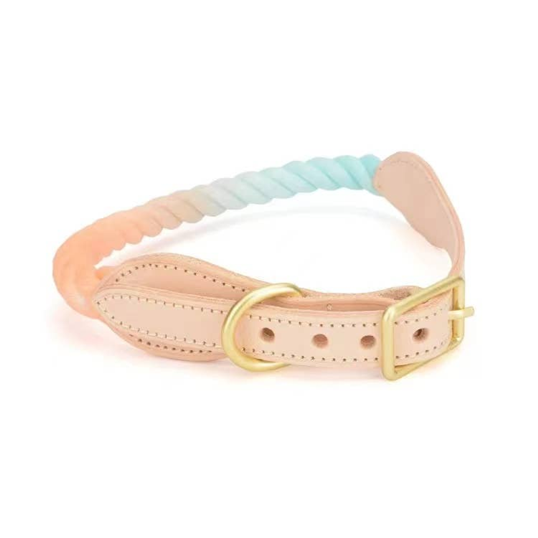 Luxe Royal Leather Rope Collar Image 1
