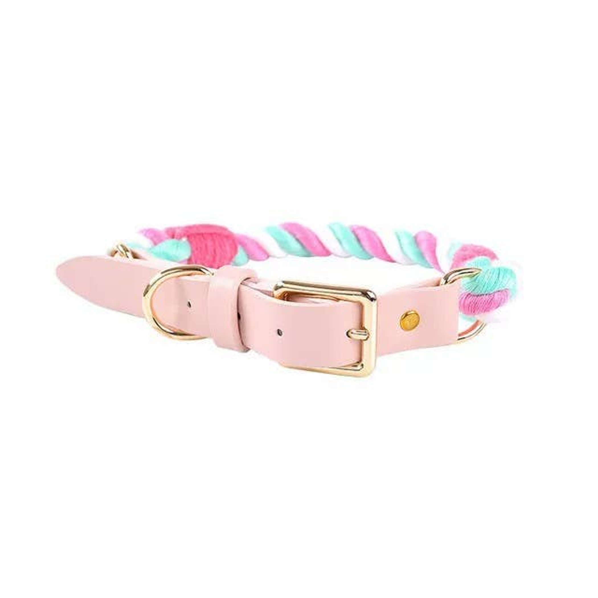 Luxe Royal Leather Rope Collar Image 1