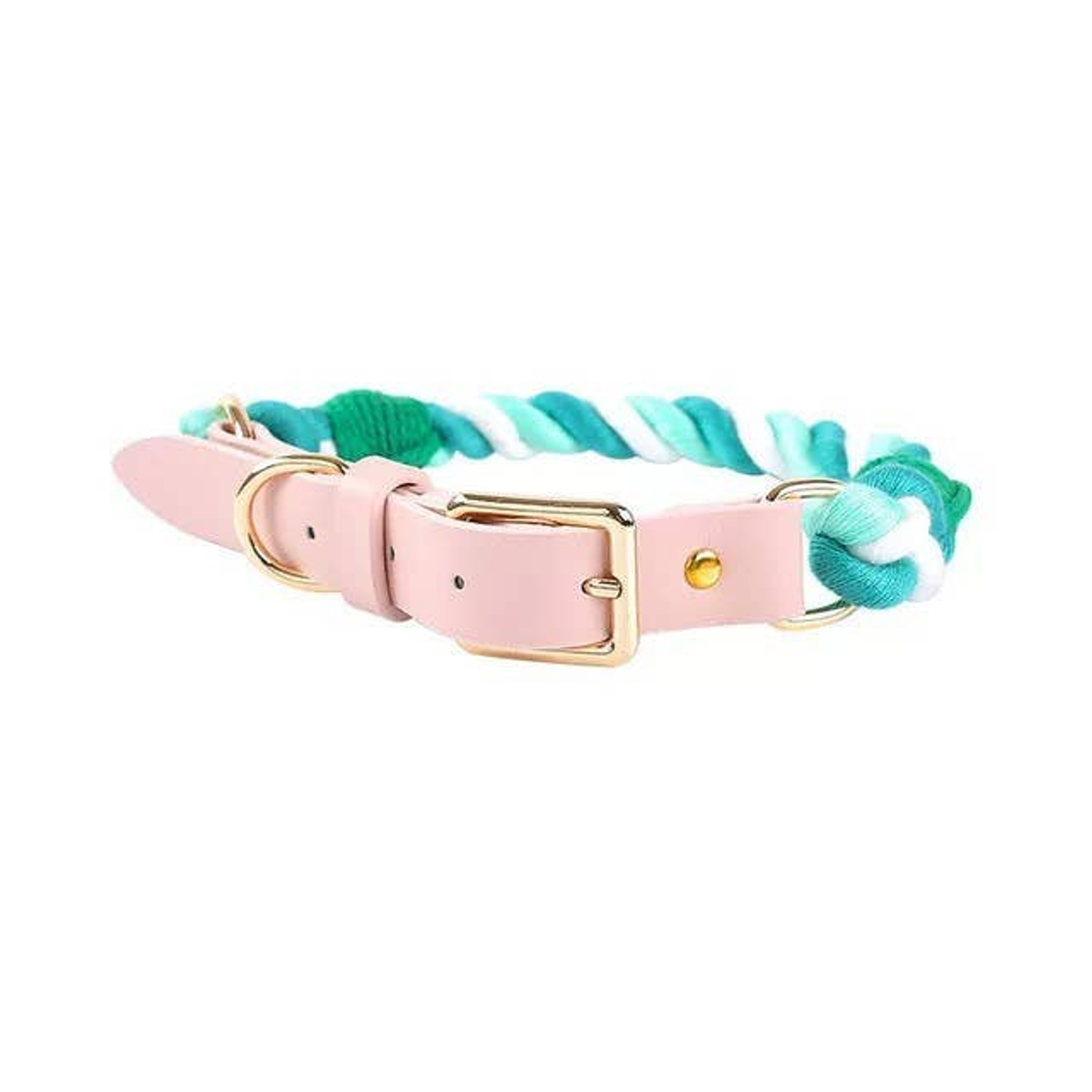 Luxe Royal Leather Rope Collar Image 1