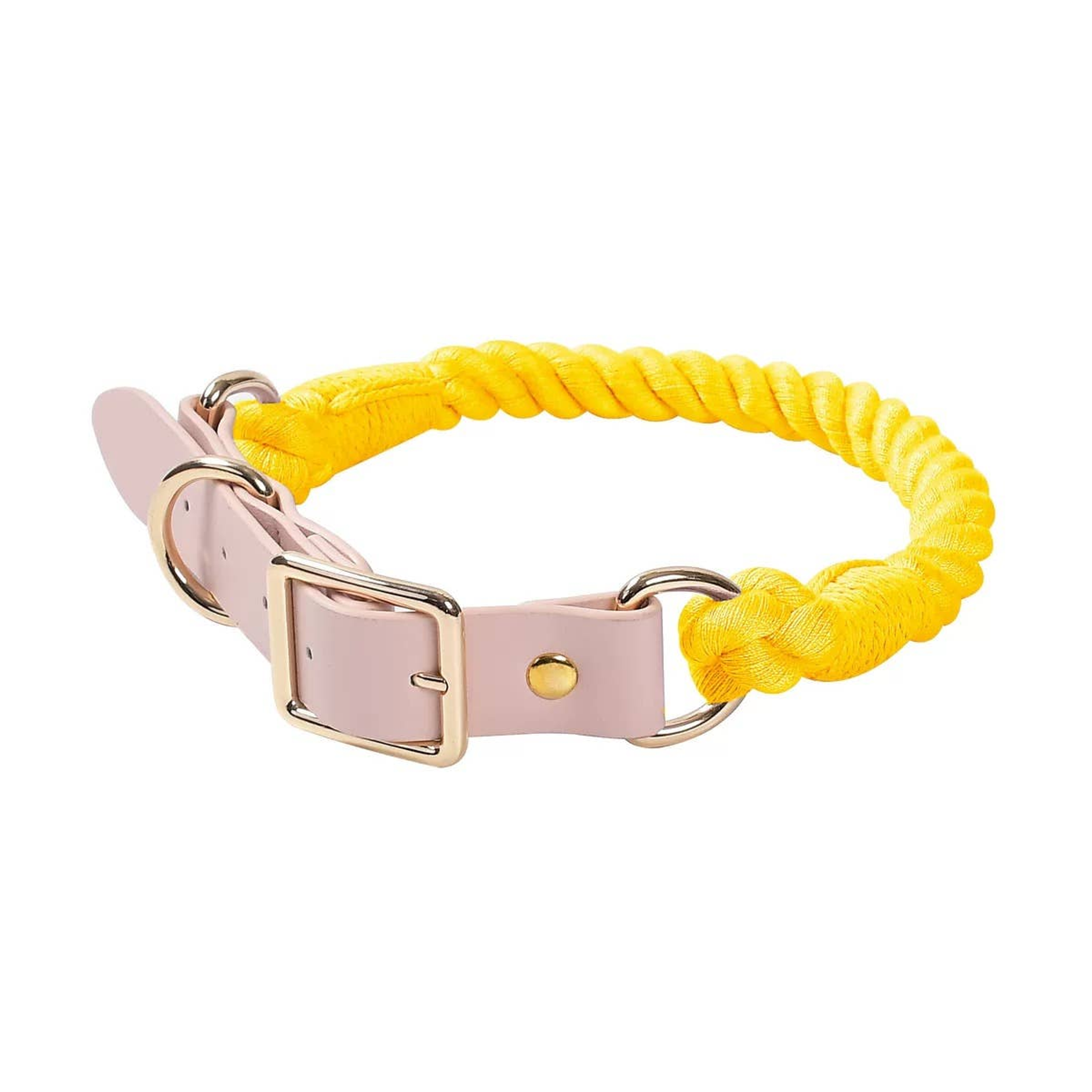 Luxe Royal Leather Rope Collar Image 1