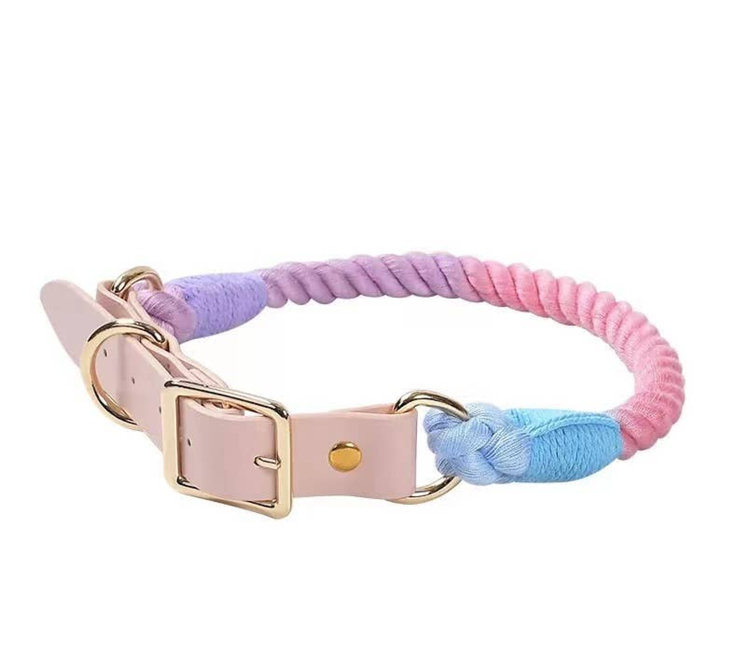 Luxe Royal Leather Rope Collar Image 1