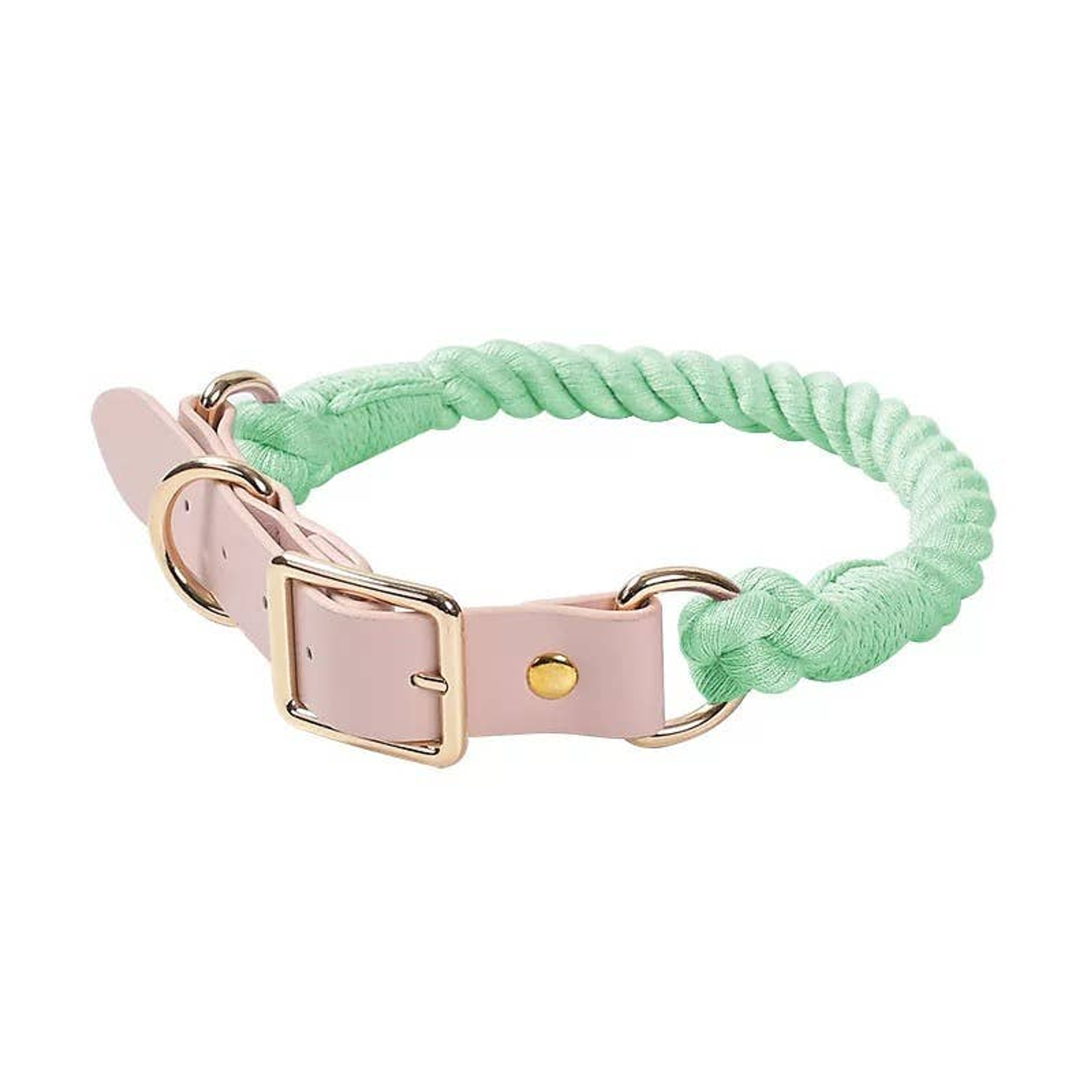 Luxe Royal Leather Rope Collar Image 1