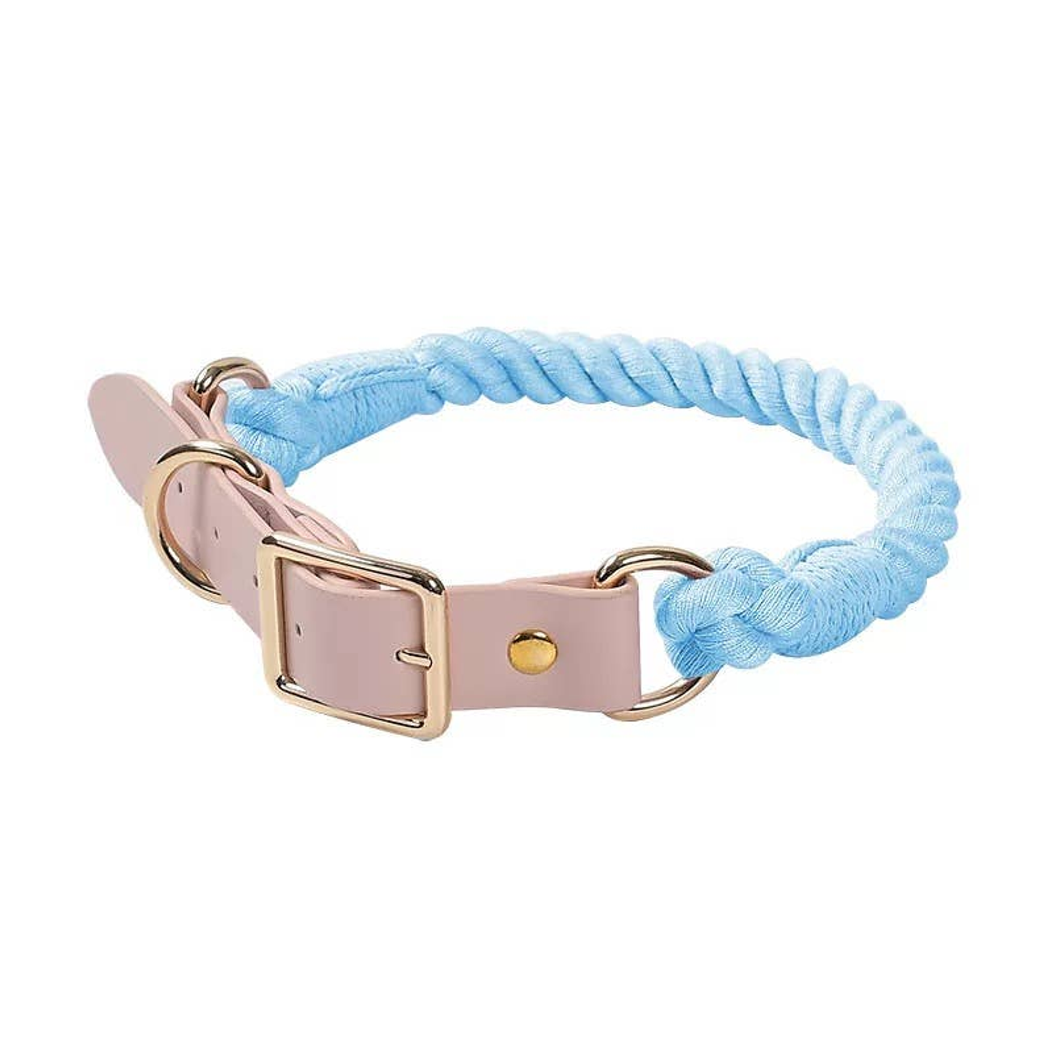 Luxe Royal Leather Rope Collar Image 1