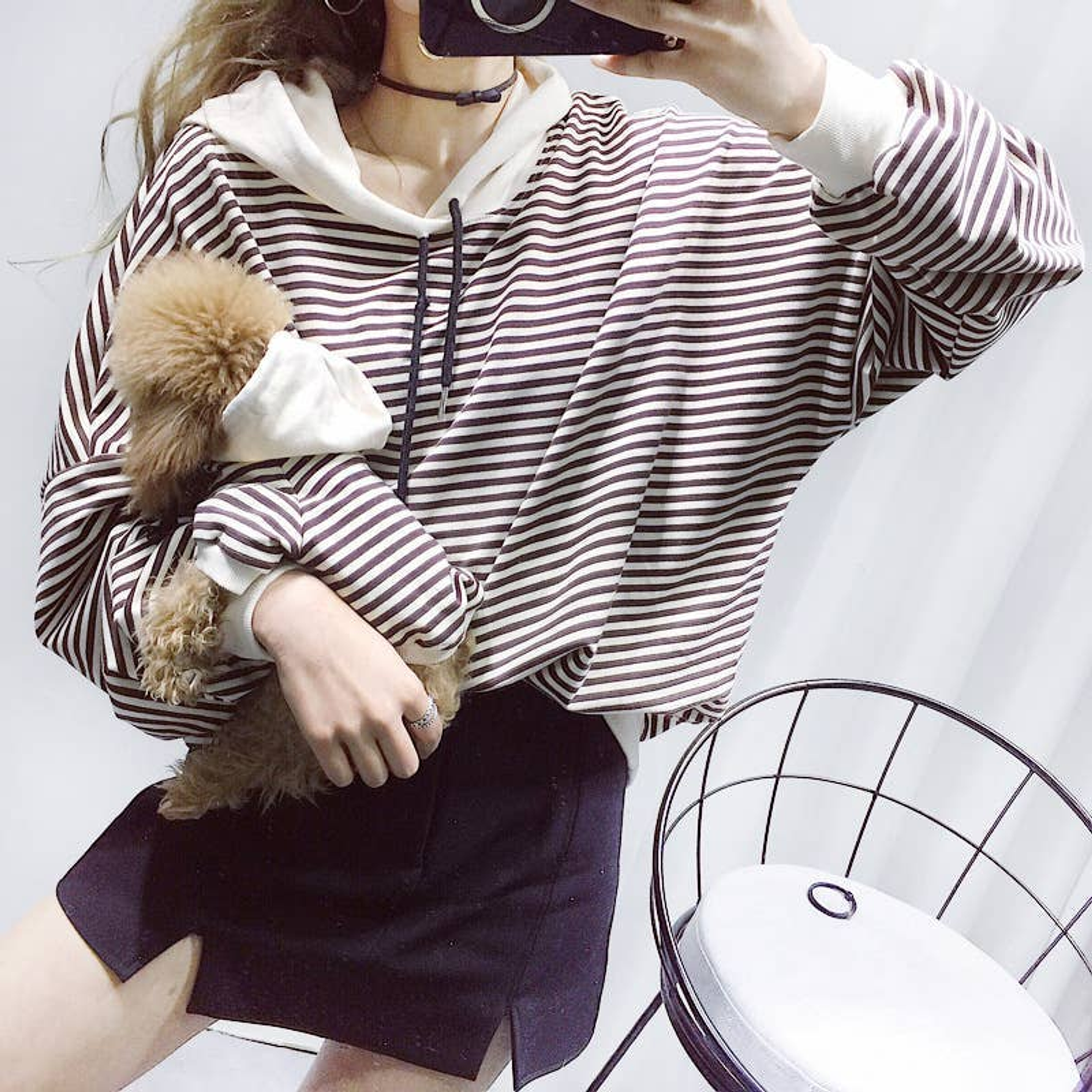 Black Stripe - Matching Pet and Owner Clothing Set Image 1