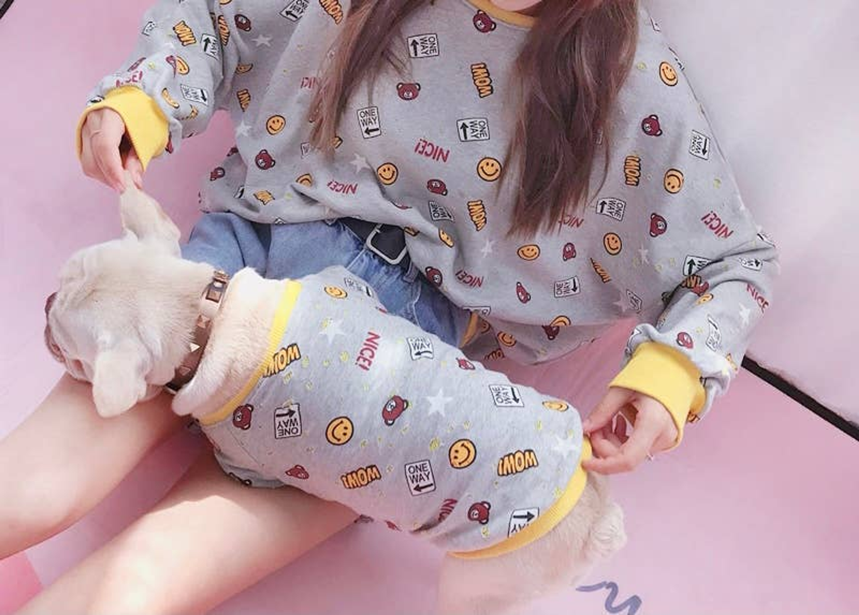 Smile Everyday - Matching Pet and Owner Clothing Set Image 1