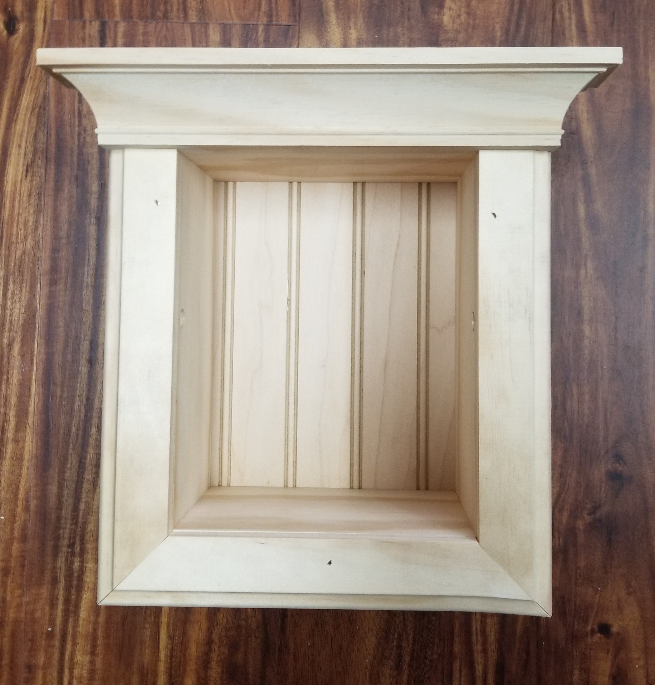 Toilet Paper Holder Recessed Solid Wood Handcrafted Unfinished Pine Installation Easy Size Compatible Standard 2x4 Walls