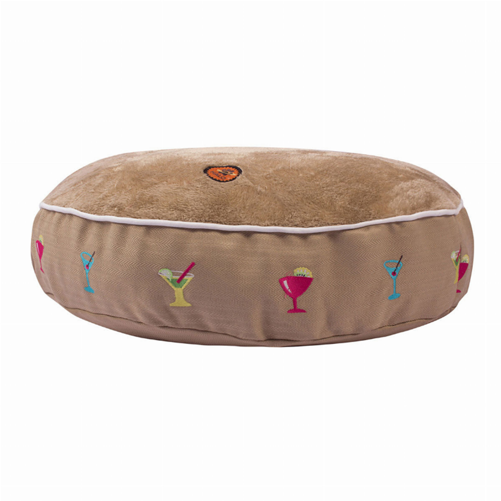 Halo Round Martinis Dog Bed Image 1