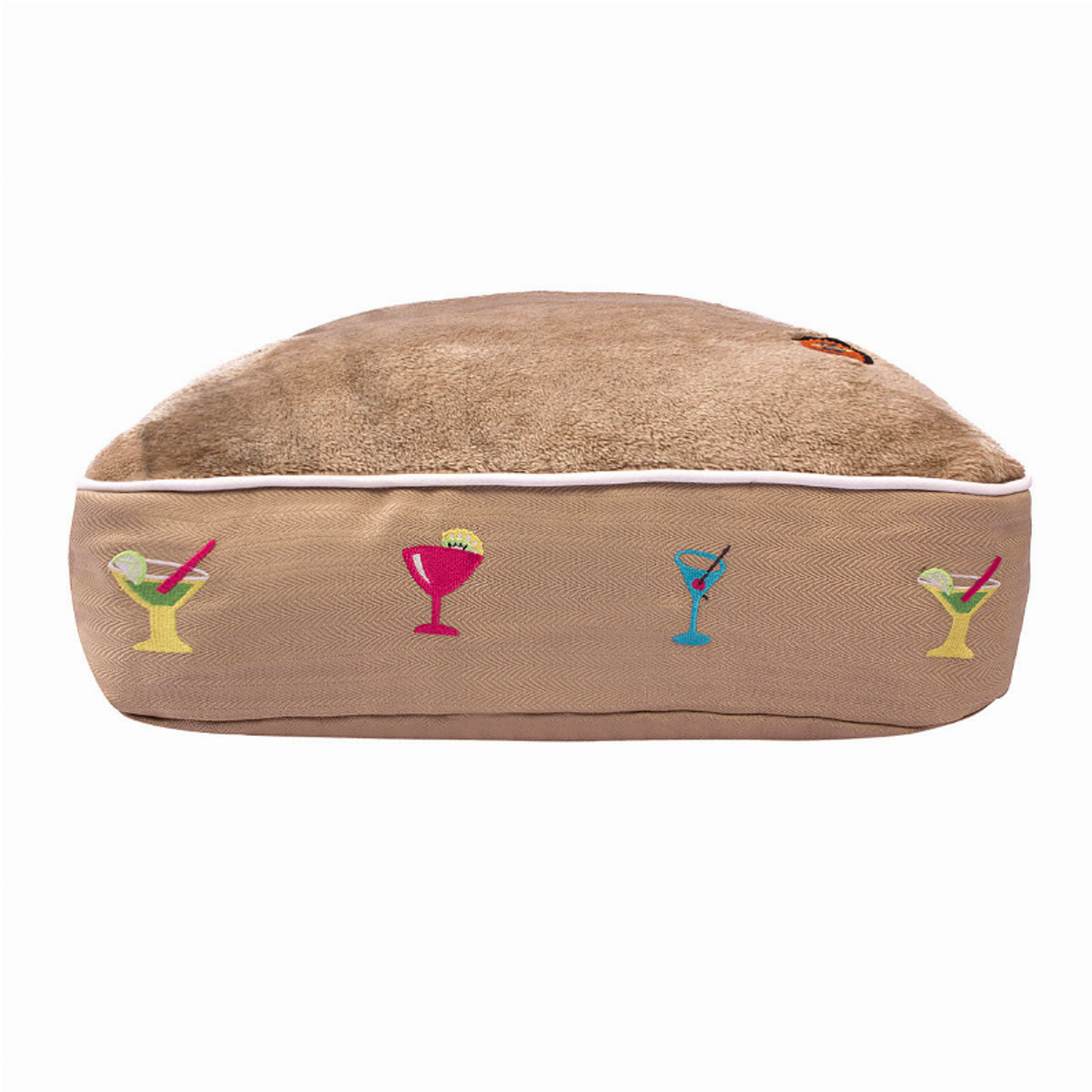 Halo Martinis Rectangular Dog Bed Image 1