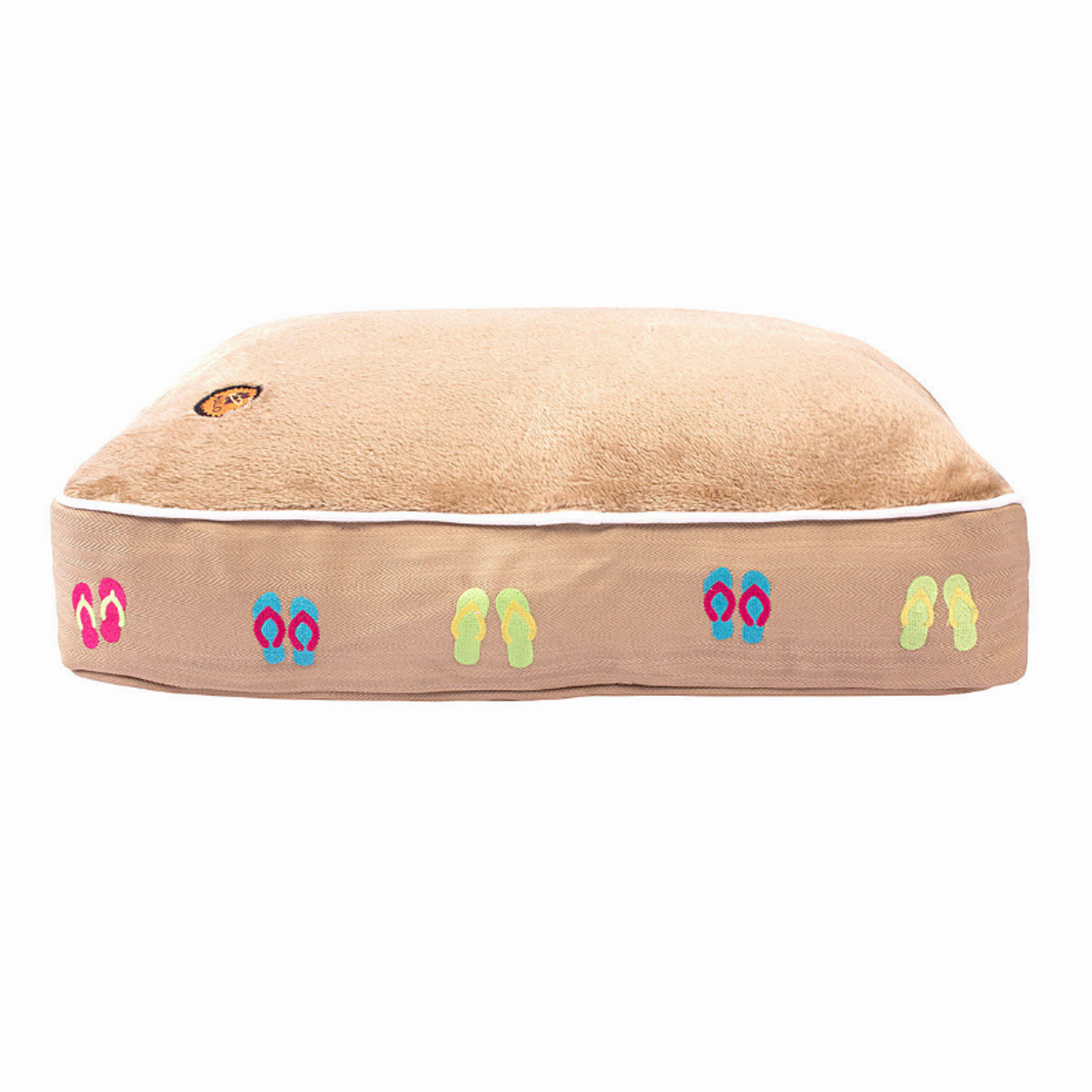 Halo Flip Flops Rectangular Dog Bed Image 1