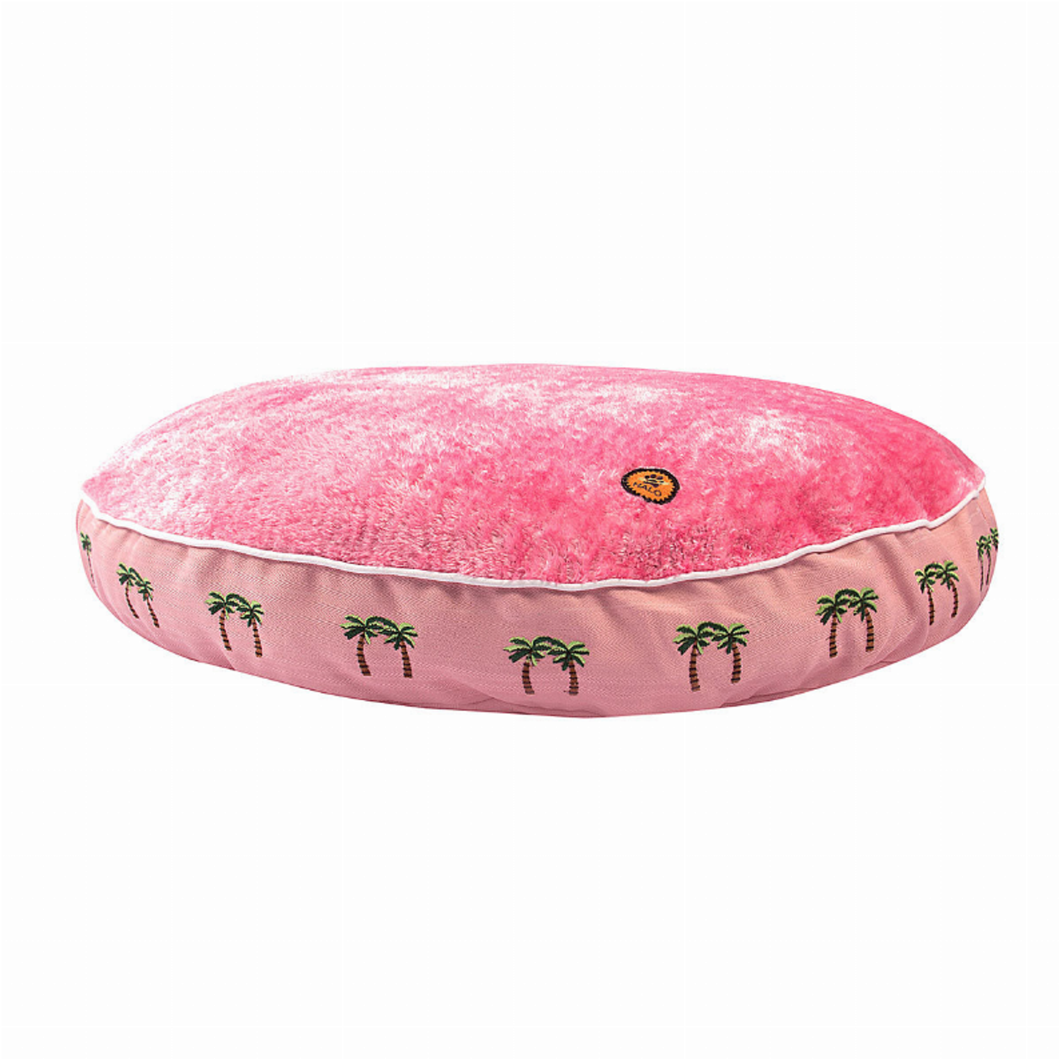 Halo Palm Trees Round Dog Bed Image 1