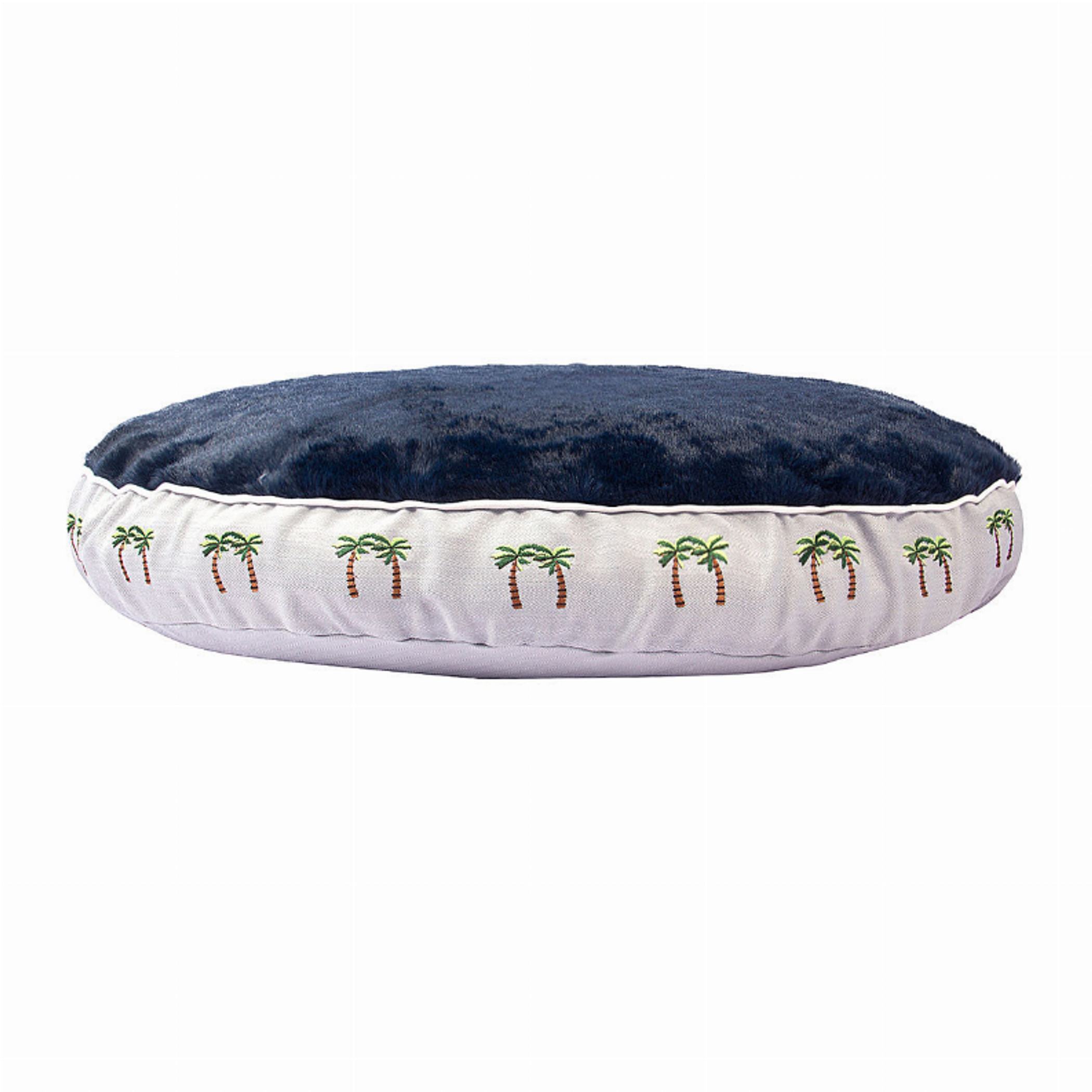 Halo Palm Trees Round Dog Bed Image 1