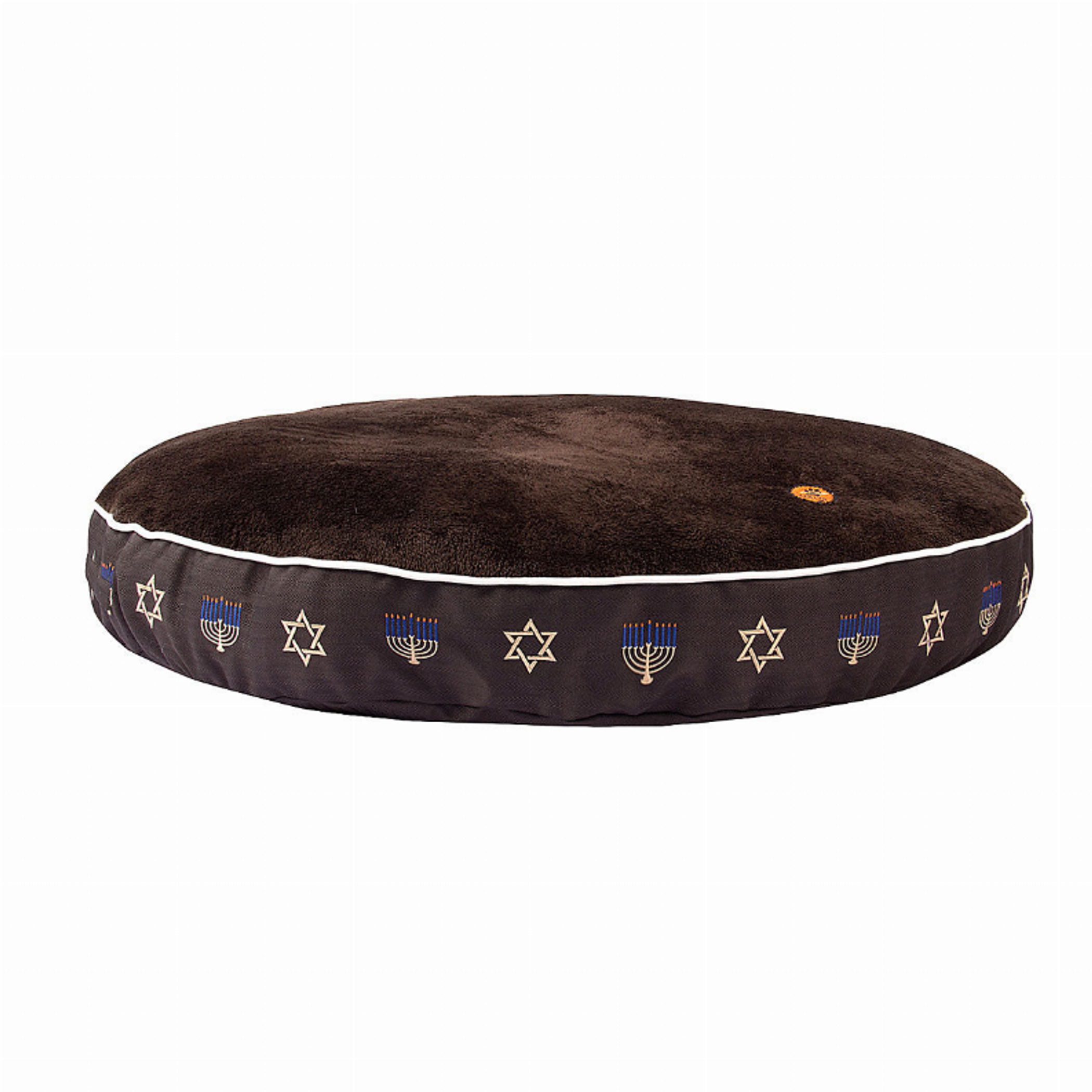 Halo Hanukkah Round Dog Bed Image 1