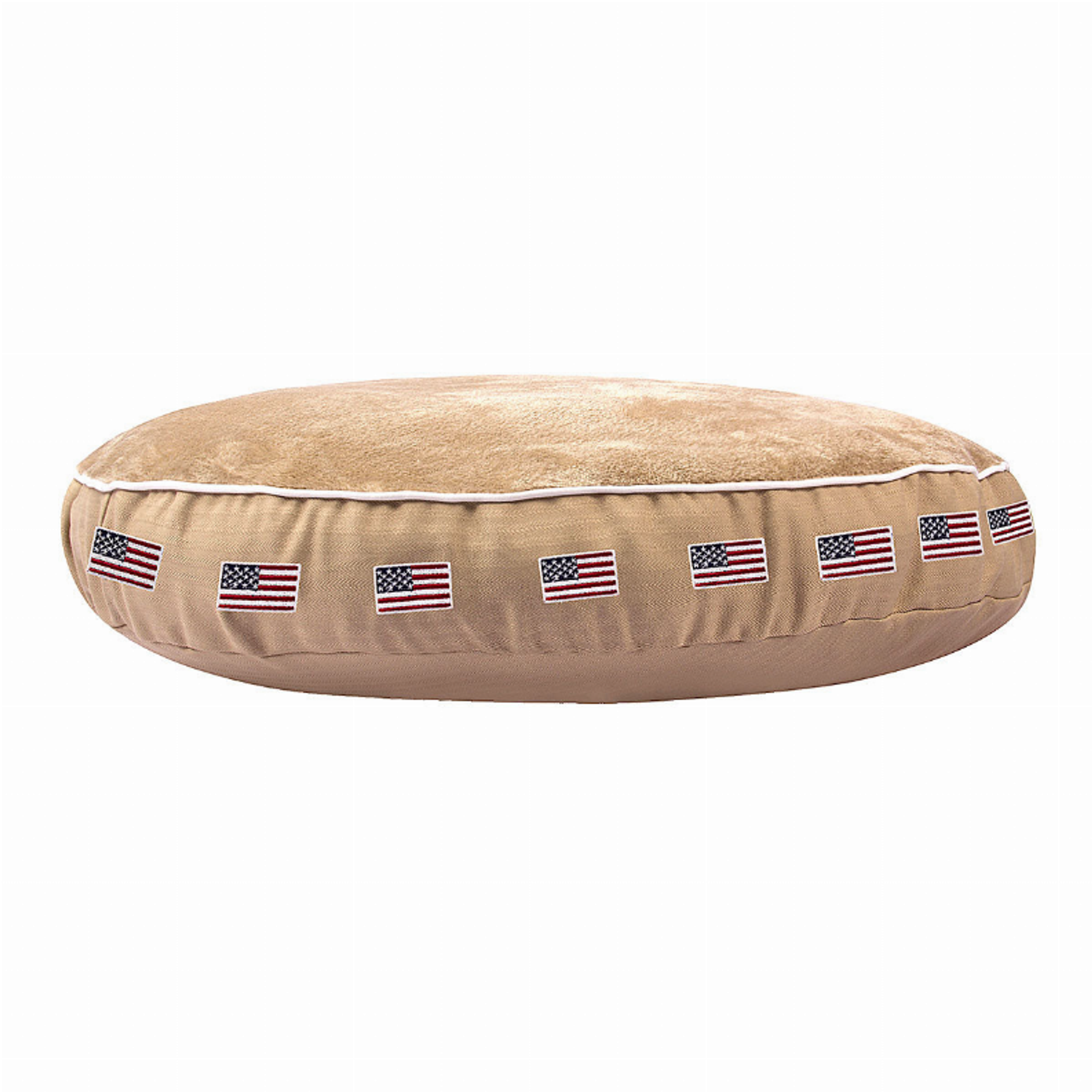 Halo American Flag Round Dog Bed Image 1