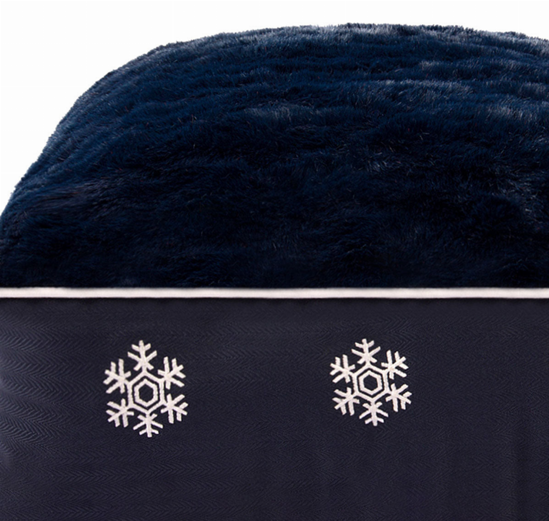 Halo Snowflakes Rectangular Dog Bed Image 1