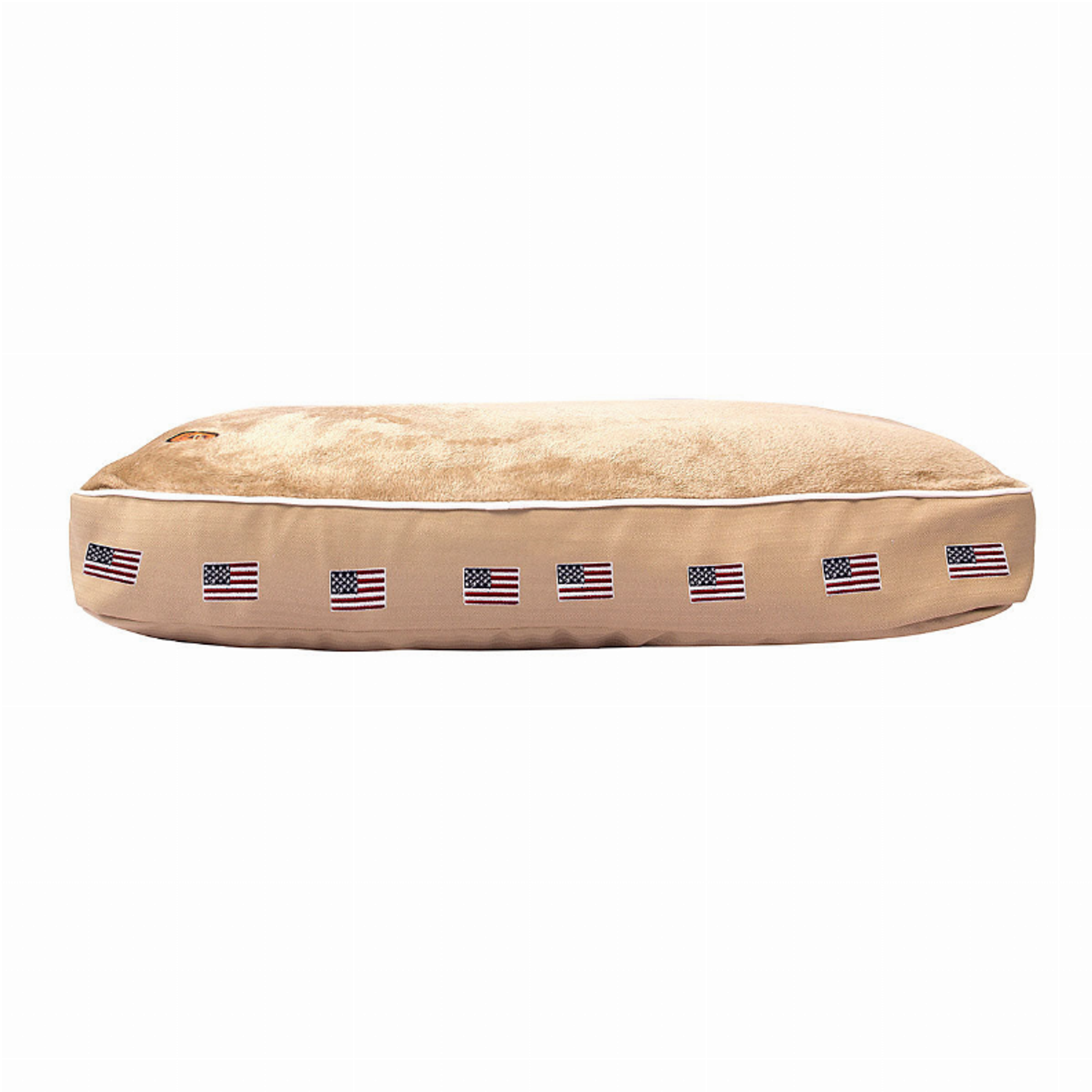 Halo American Flag Rectangular Dog Bed Image 1