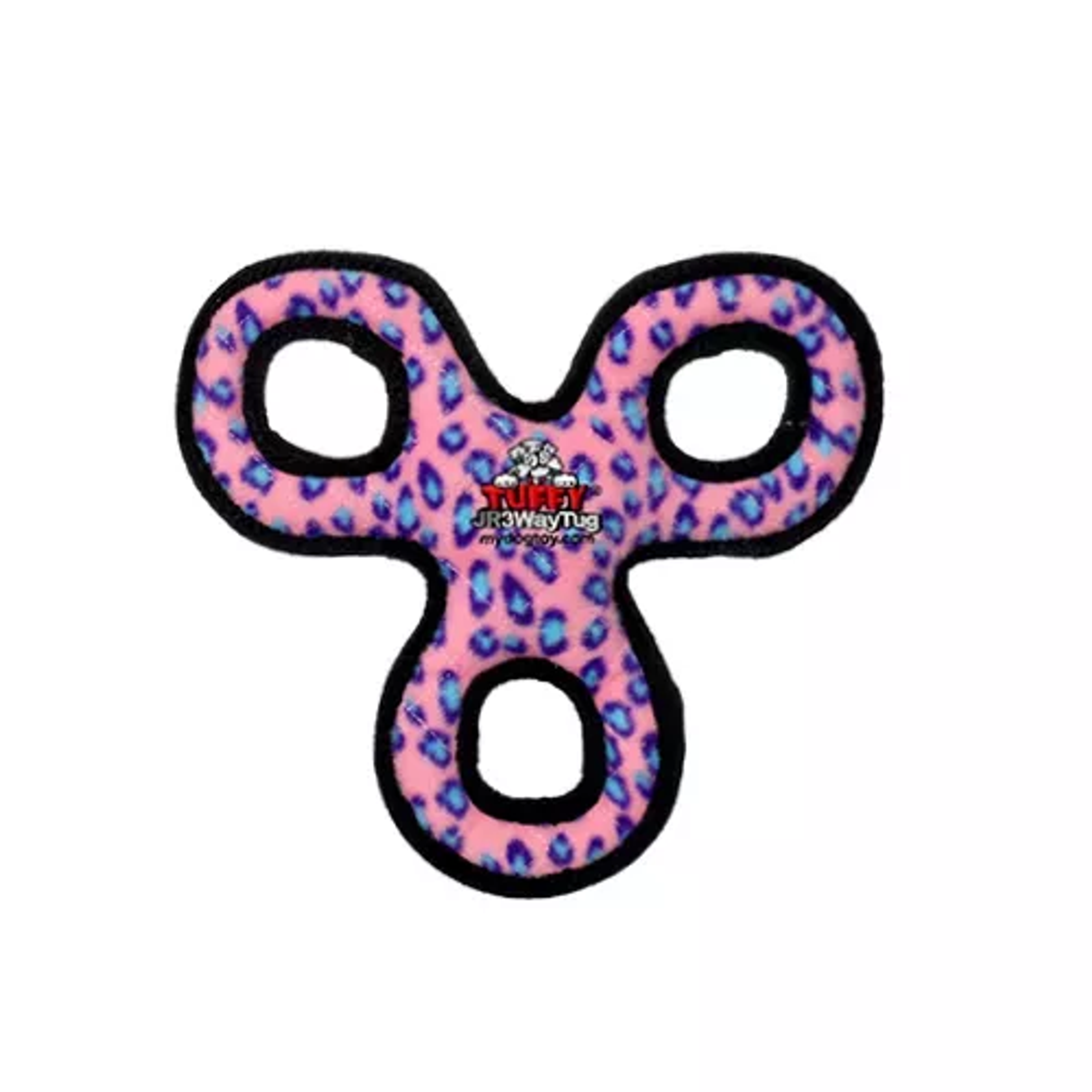 Tuffy Jr 3WayTug Pink Leopard Image 1