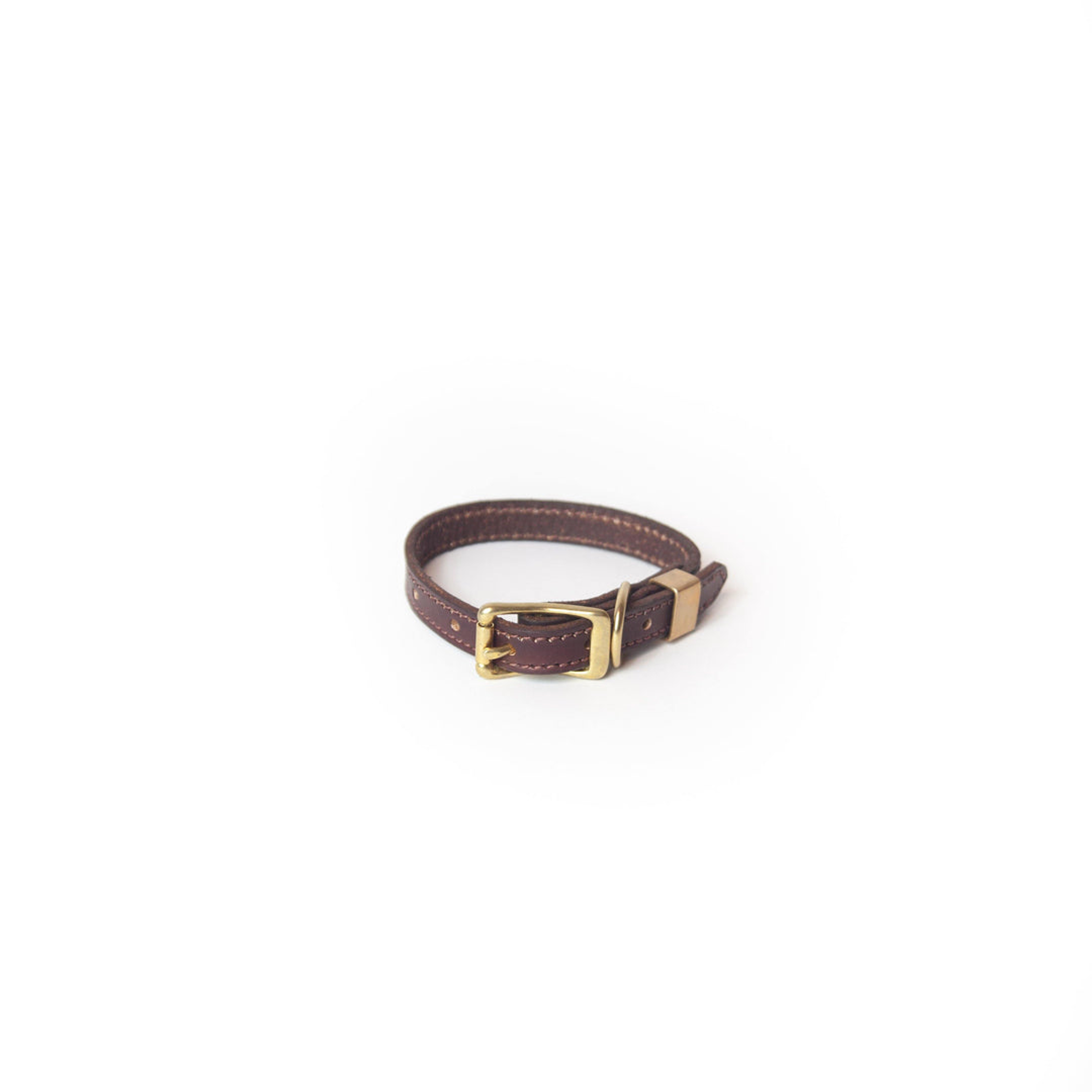 Full Grain Leather Dog Collar Image 1