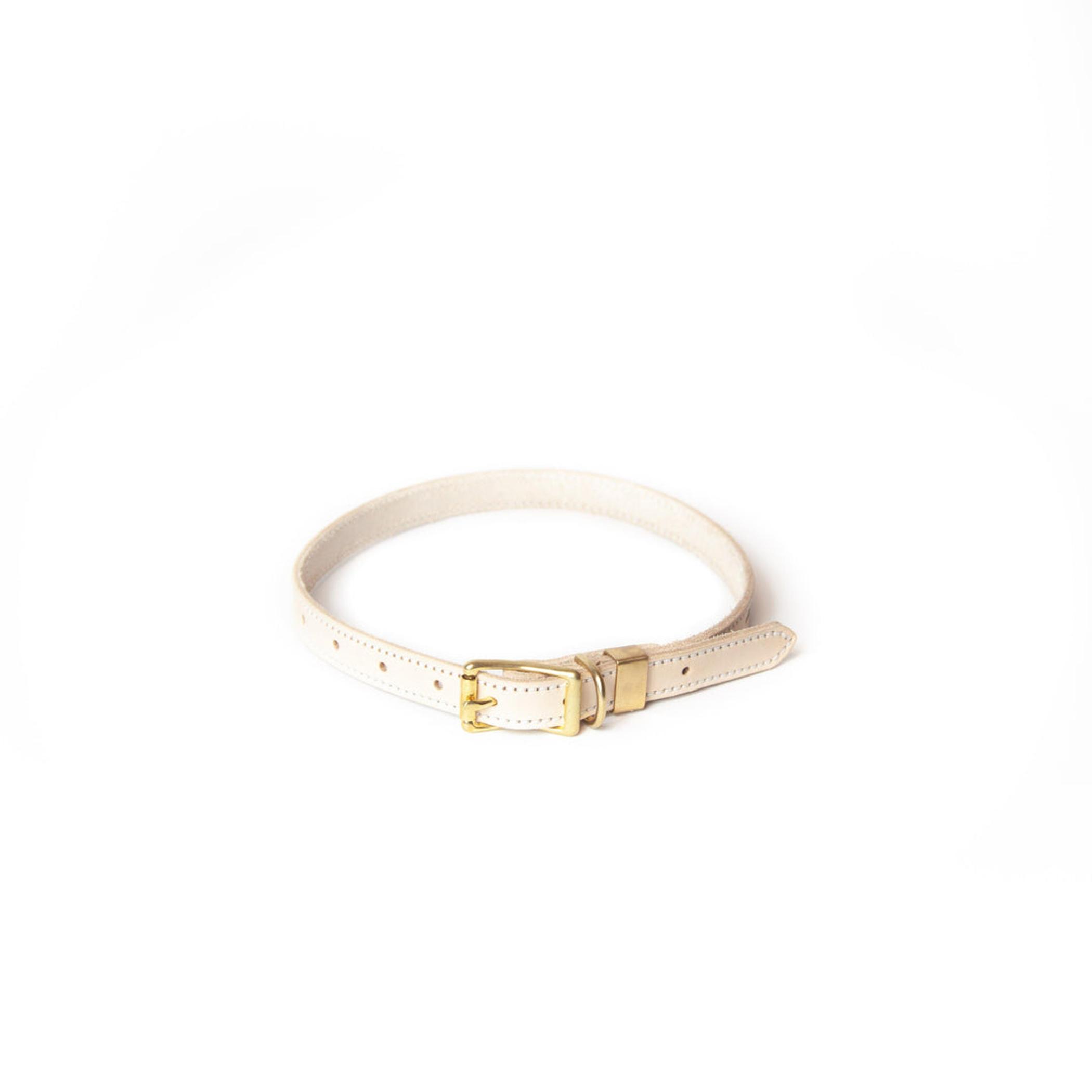 Full Grain Leather Dog Collar Image 1