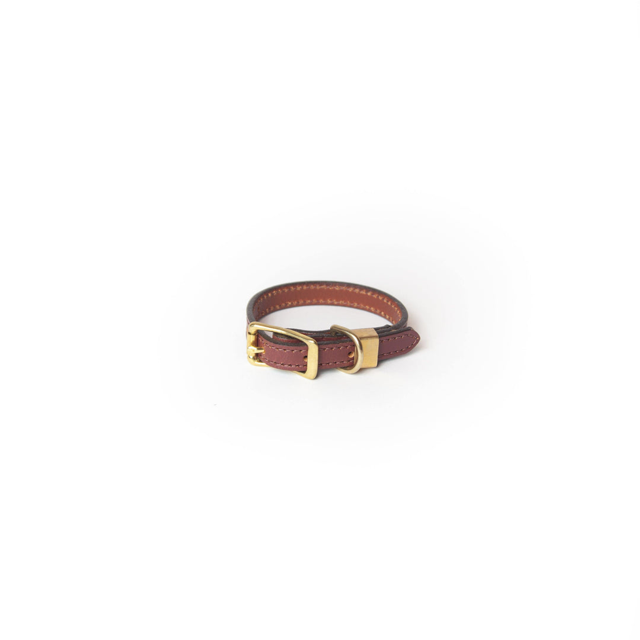 Full Grain Leather Dog Collar Image 1