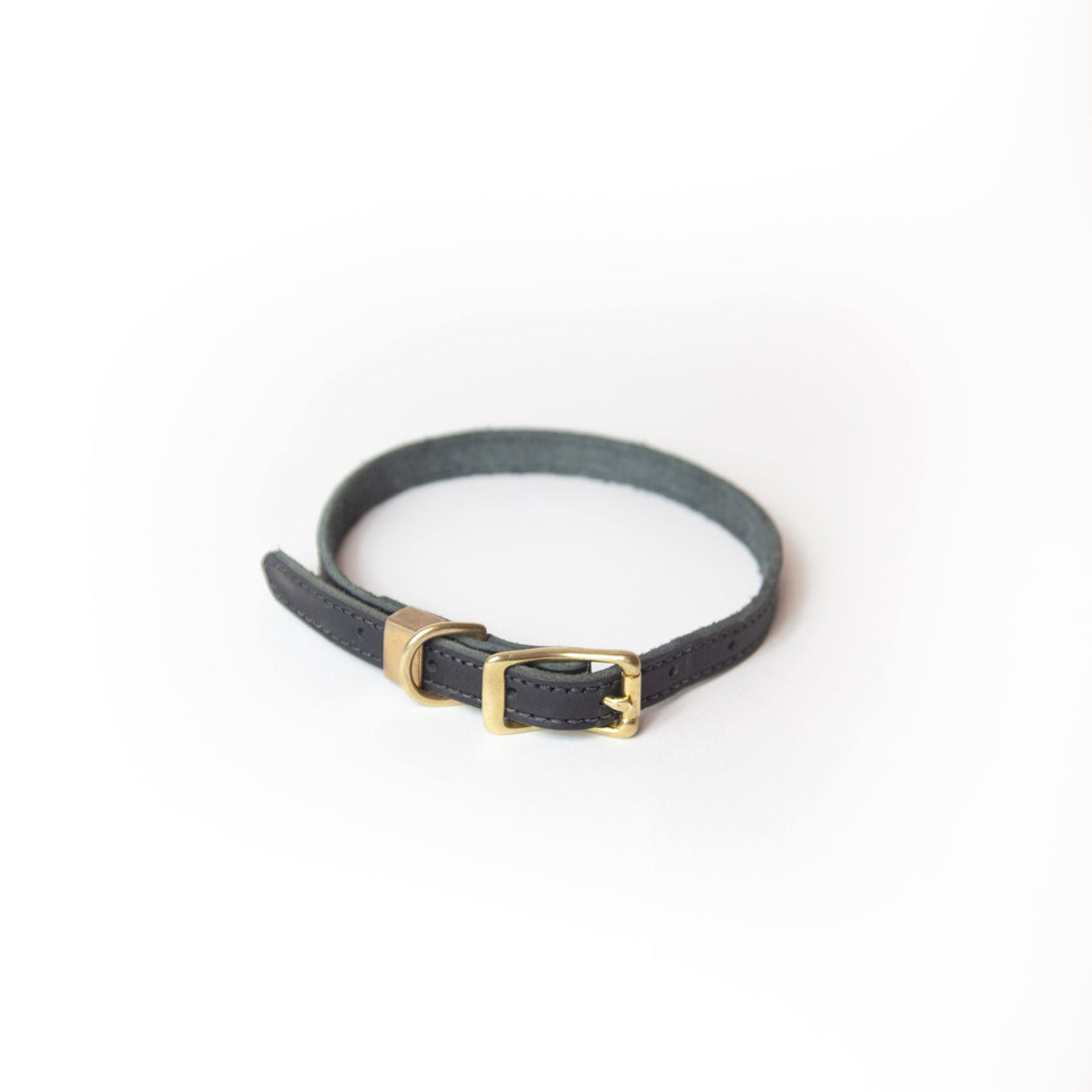 Full Grain Leather Dog Collar Image 1