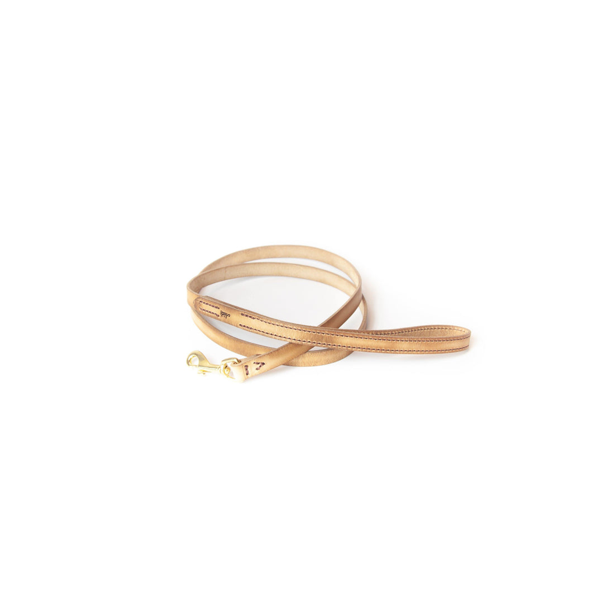 Full Grain Leather Dog Leash Image 1