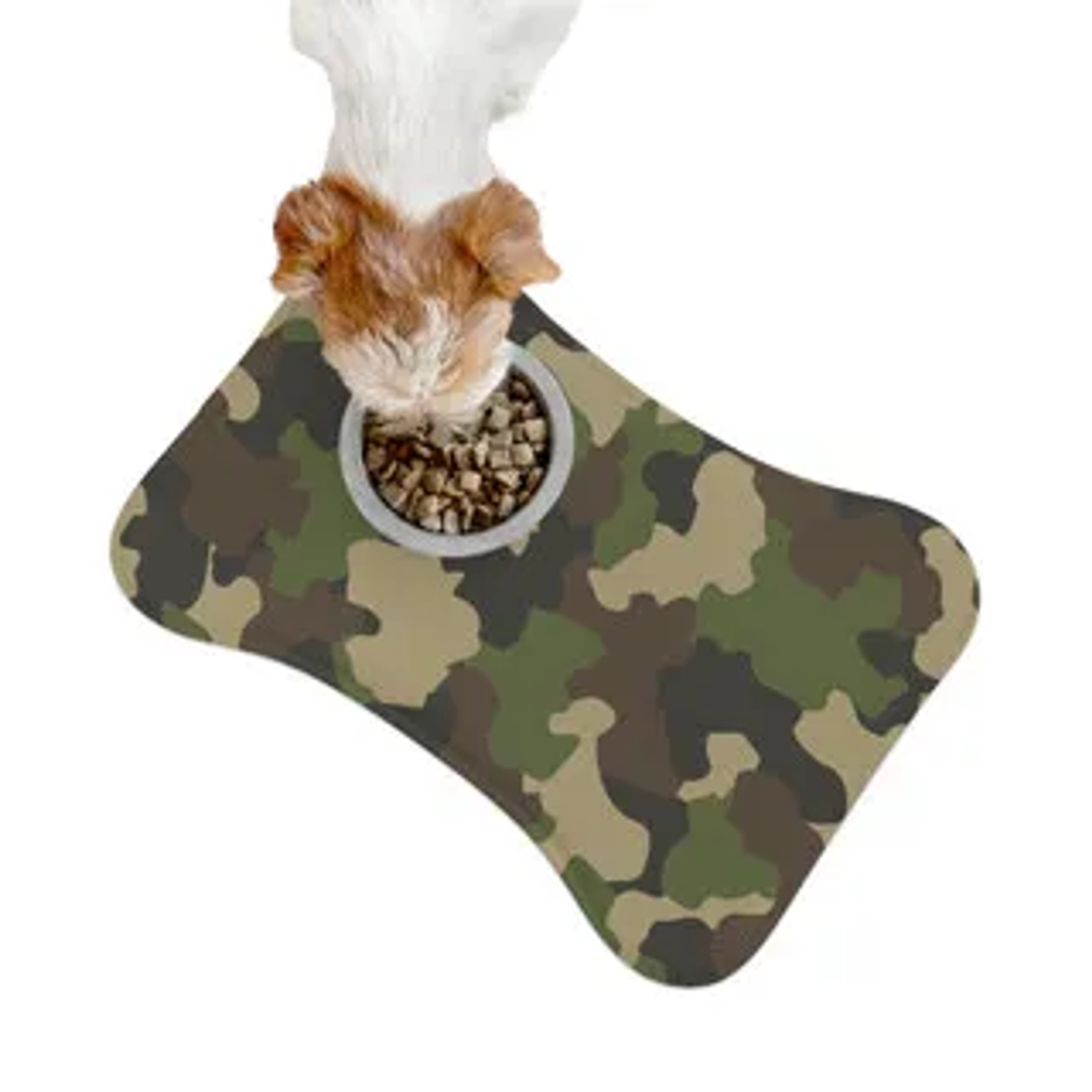 Camouflage Pet Feeding Mat Image 1
