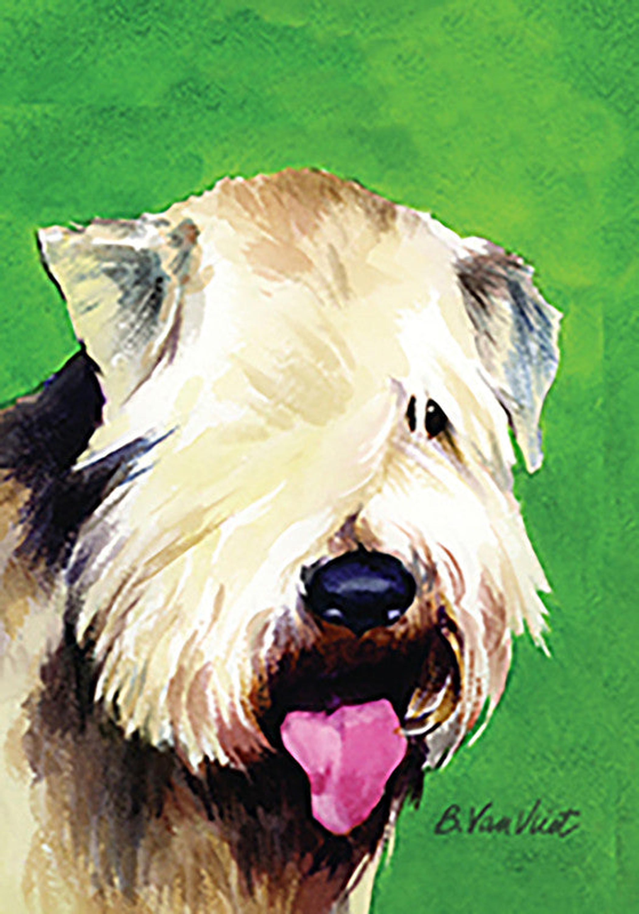 Outdoor Flag Best of Breed Outdoor Portrait Double Sided All Weather Artwork by Barbara Van Vliet
