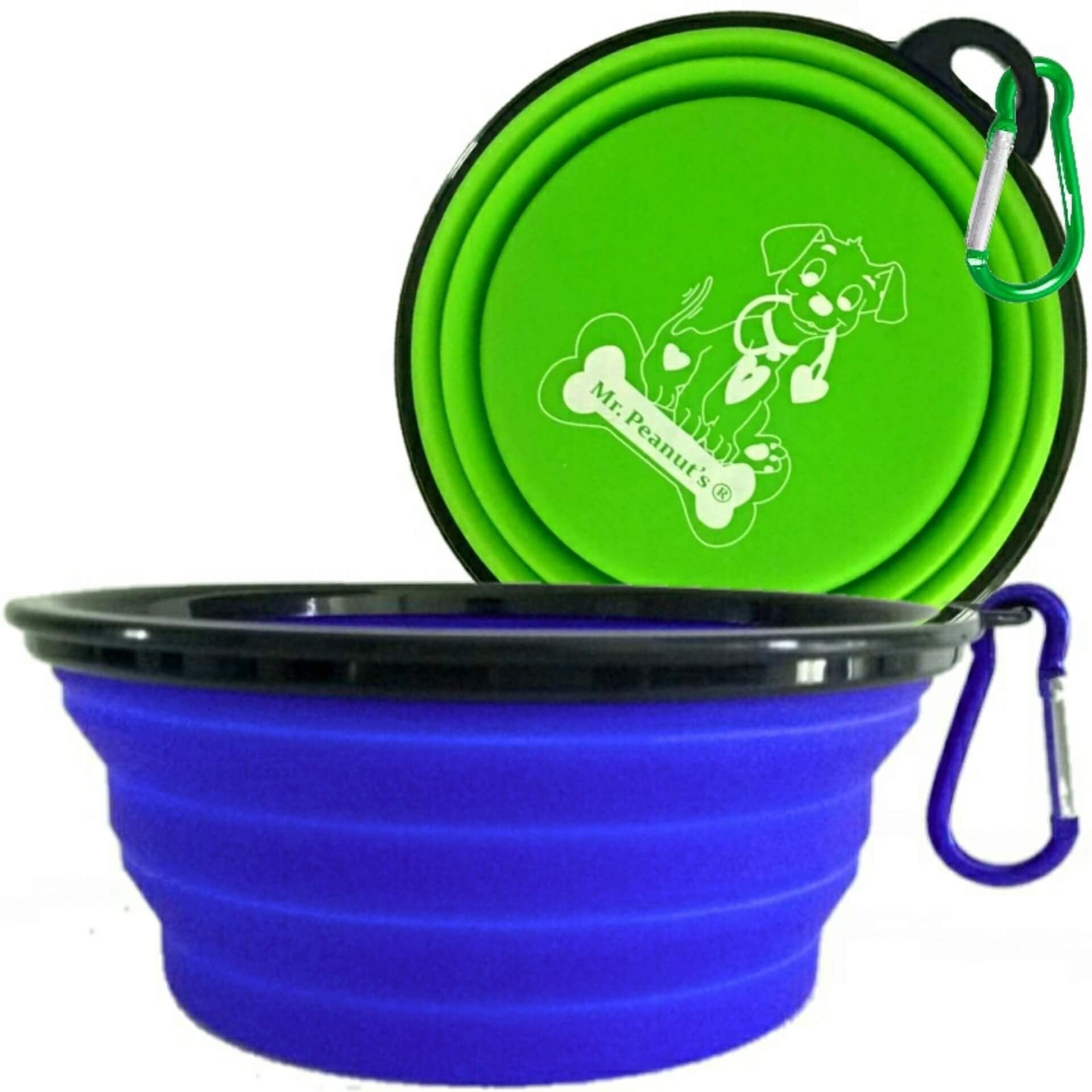 Collapsible Silicone Travel Bowls Image 1