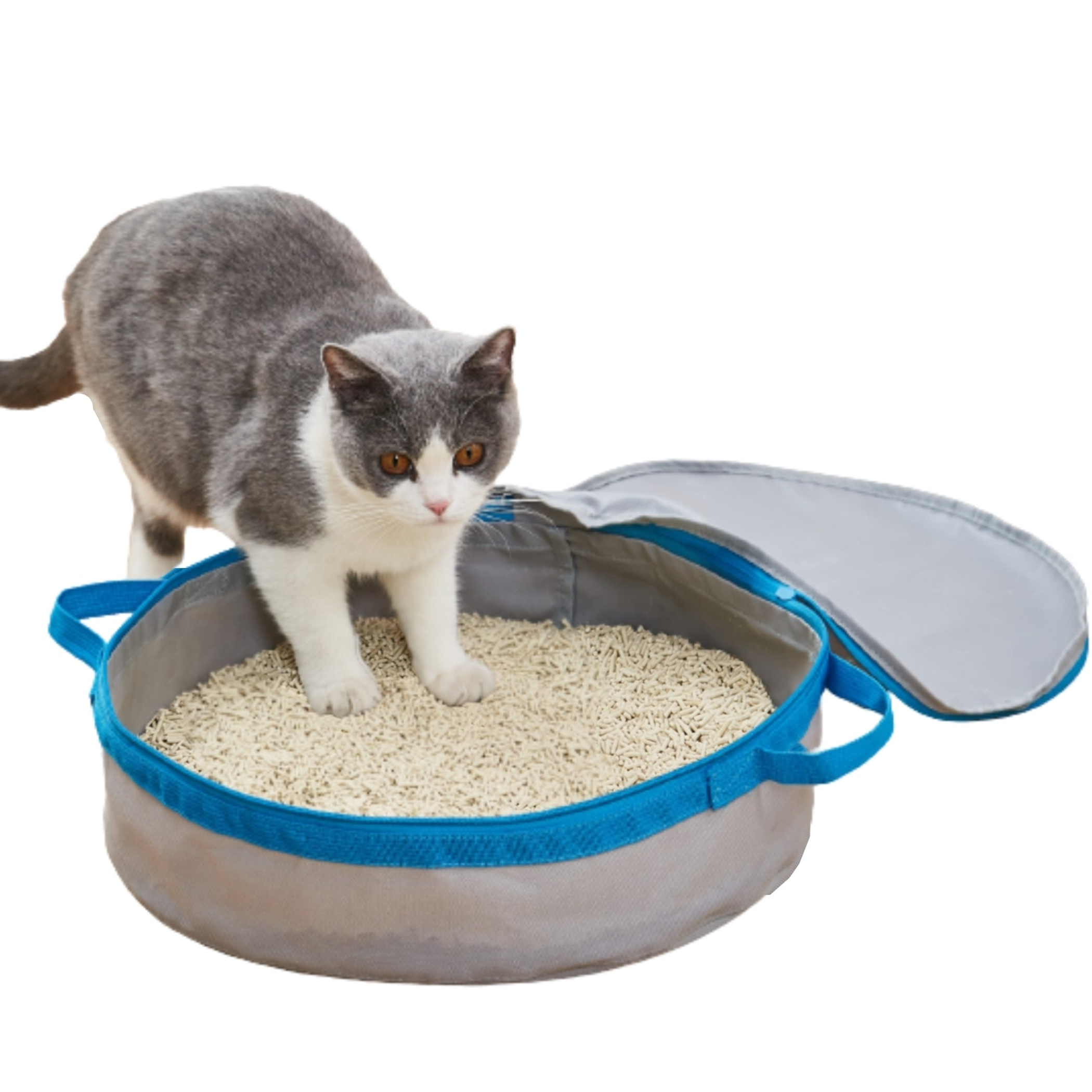 Mr. Peanut's PortaPotty Litter Box for Traveling Kitties Image 1